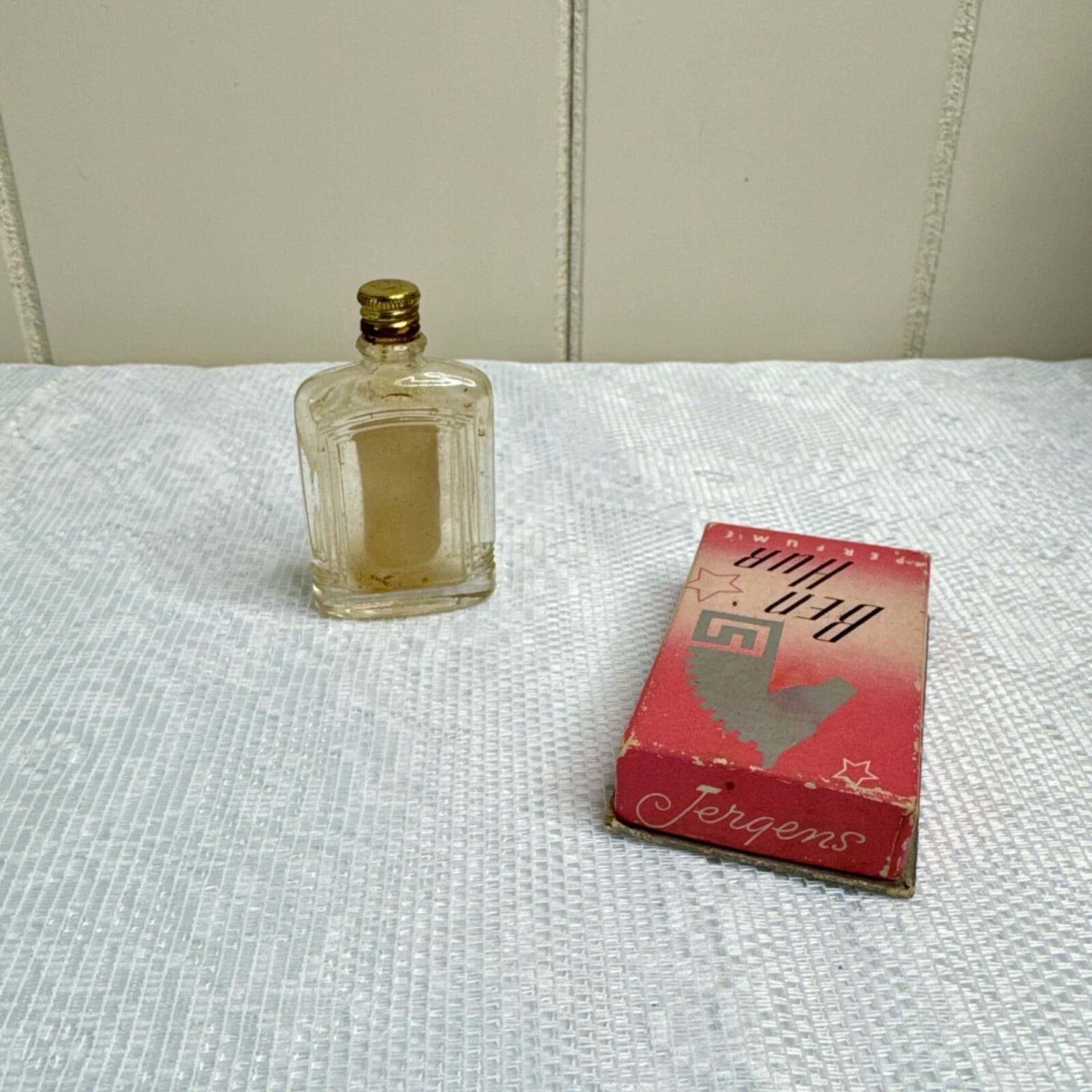 Vintage Ben Hur Perfume Bottle In Pink Horse Head Box RARE - Thumbnail 3