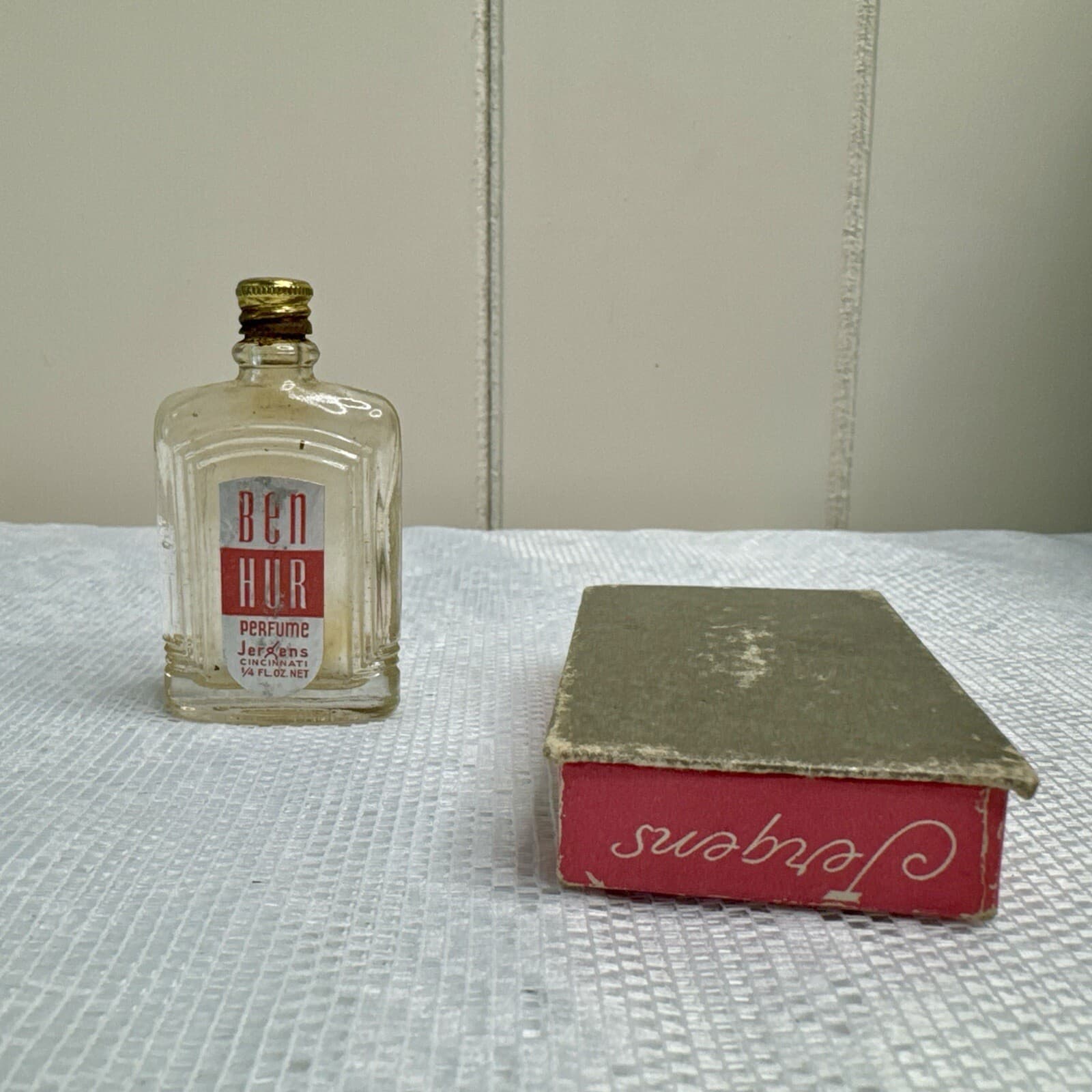 Vintage Ben Hur Perfume Bottle In Pink Horse Head Box RARE - Thumbnail 4