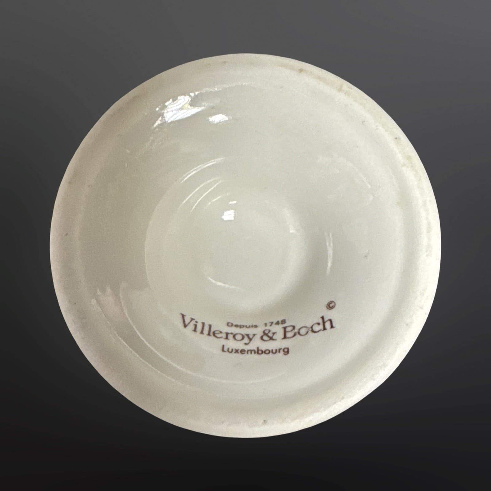 Vintage Villeroy & Boch Luxembourg Porcelain Egg Cup Chick Goose Butterfly Frog - Thumbnail 6