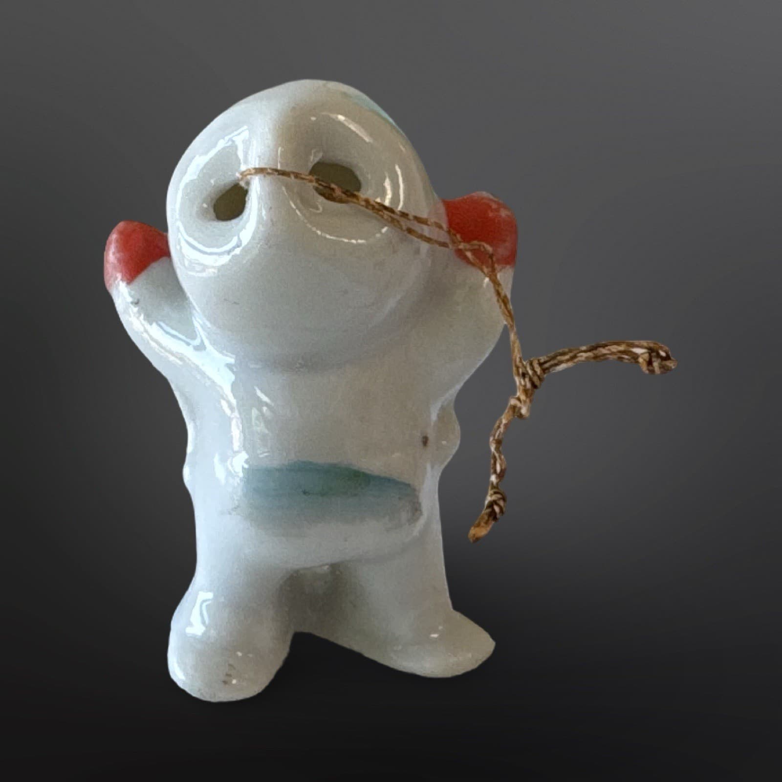 Holt Howard Snow Baby Ceramic Mini Porcelain Ornament Japan 1950s HTF - Thumbnail 3