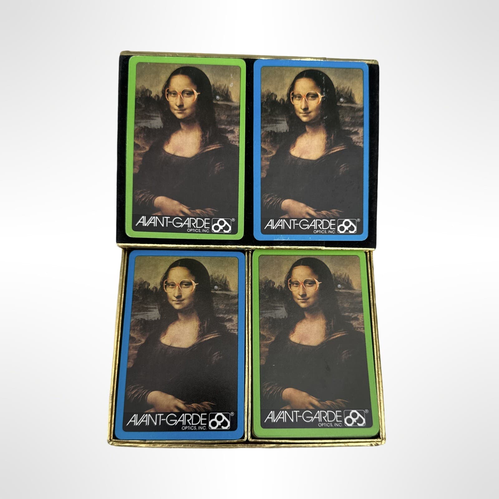 Vintage Congress Mona Lisa Playing Cards Avant Garde Cel-U-Tone Finish - Thumbnail 2