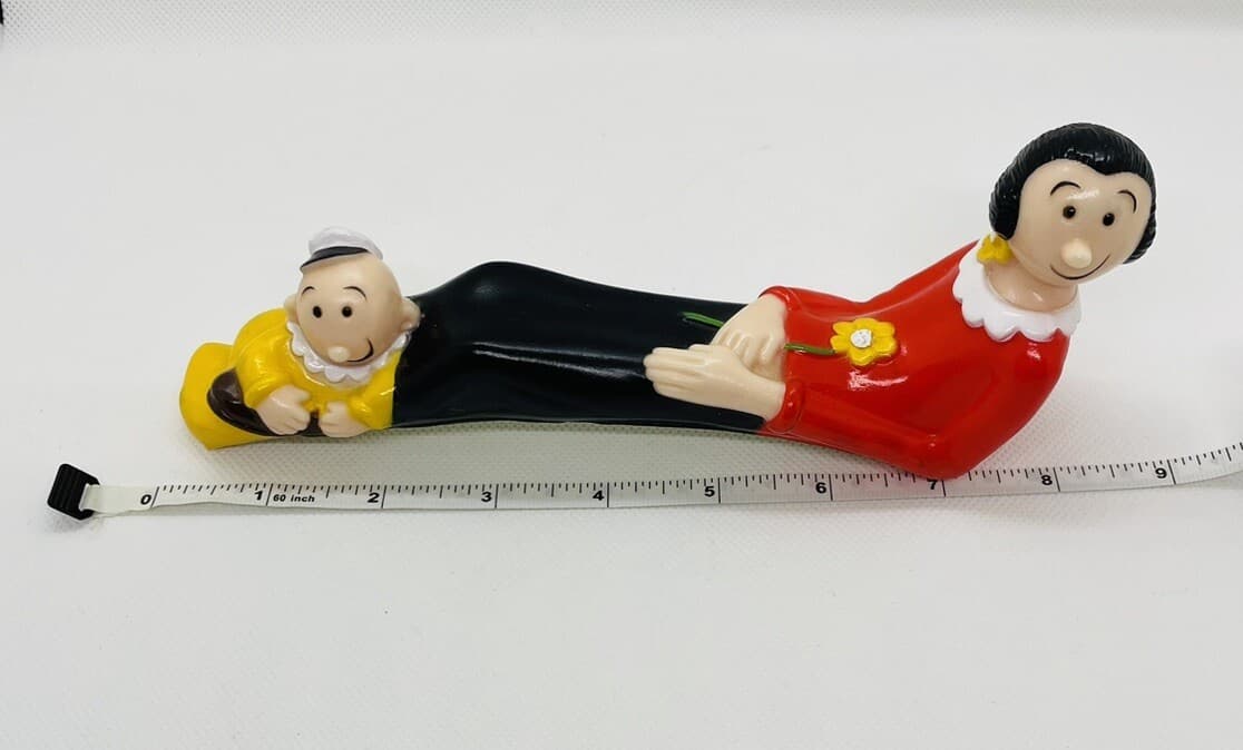 OLIVE OYL Sweet Pea Popeye VTG 1982 Telephone Shoulder Pal Phone Rest Stick-On - Thumbnail 9
