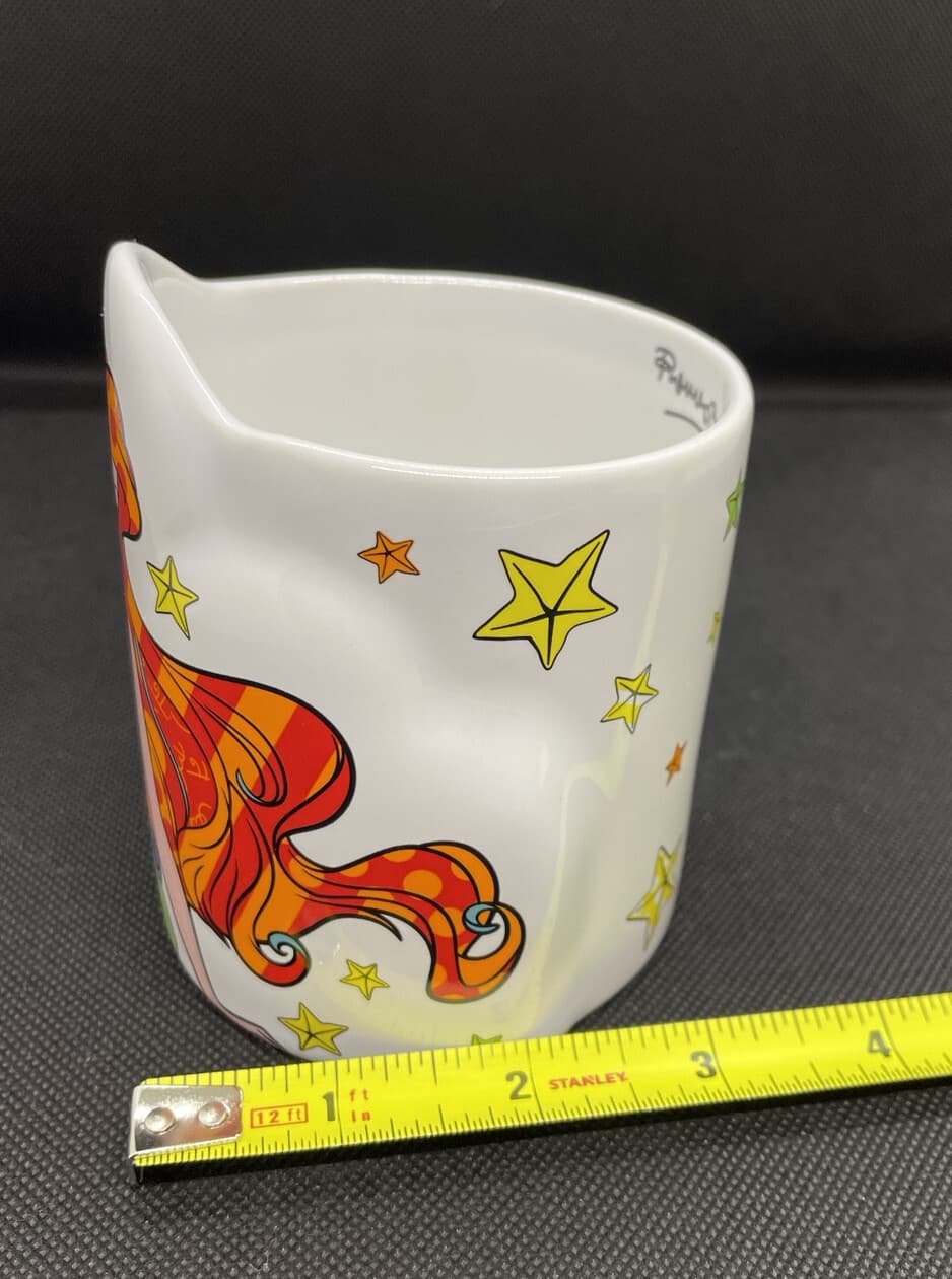 Disney Romero Britto Little Mermaid Mug Ariel Flounder Pop Art Disneyana - Thumbnail 9