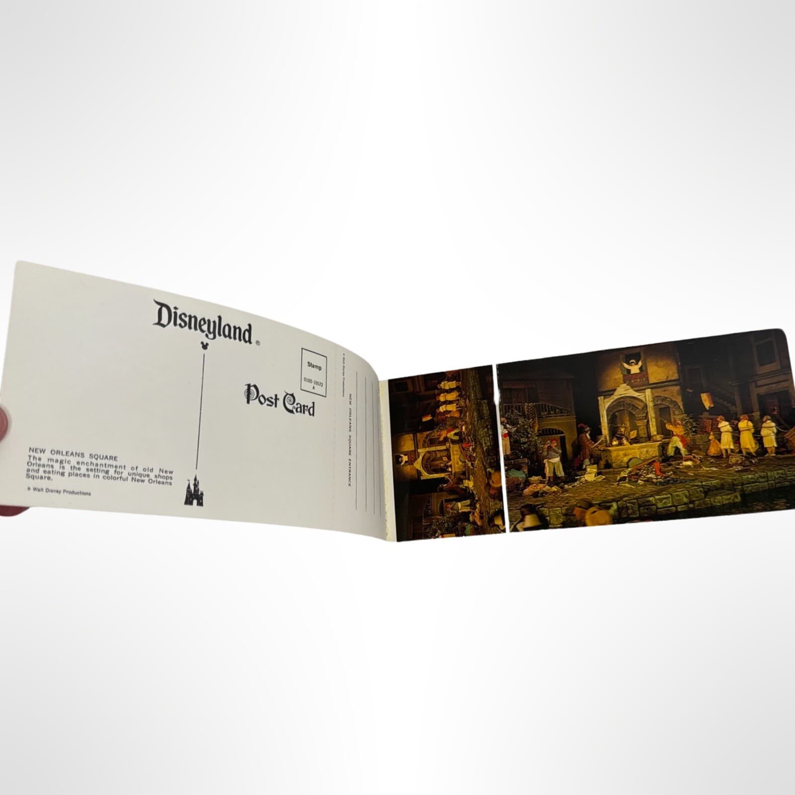 Vintage Disneyland New Orleans Square Souvenir Postcard Booklet Unused - Thumbnail 3