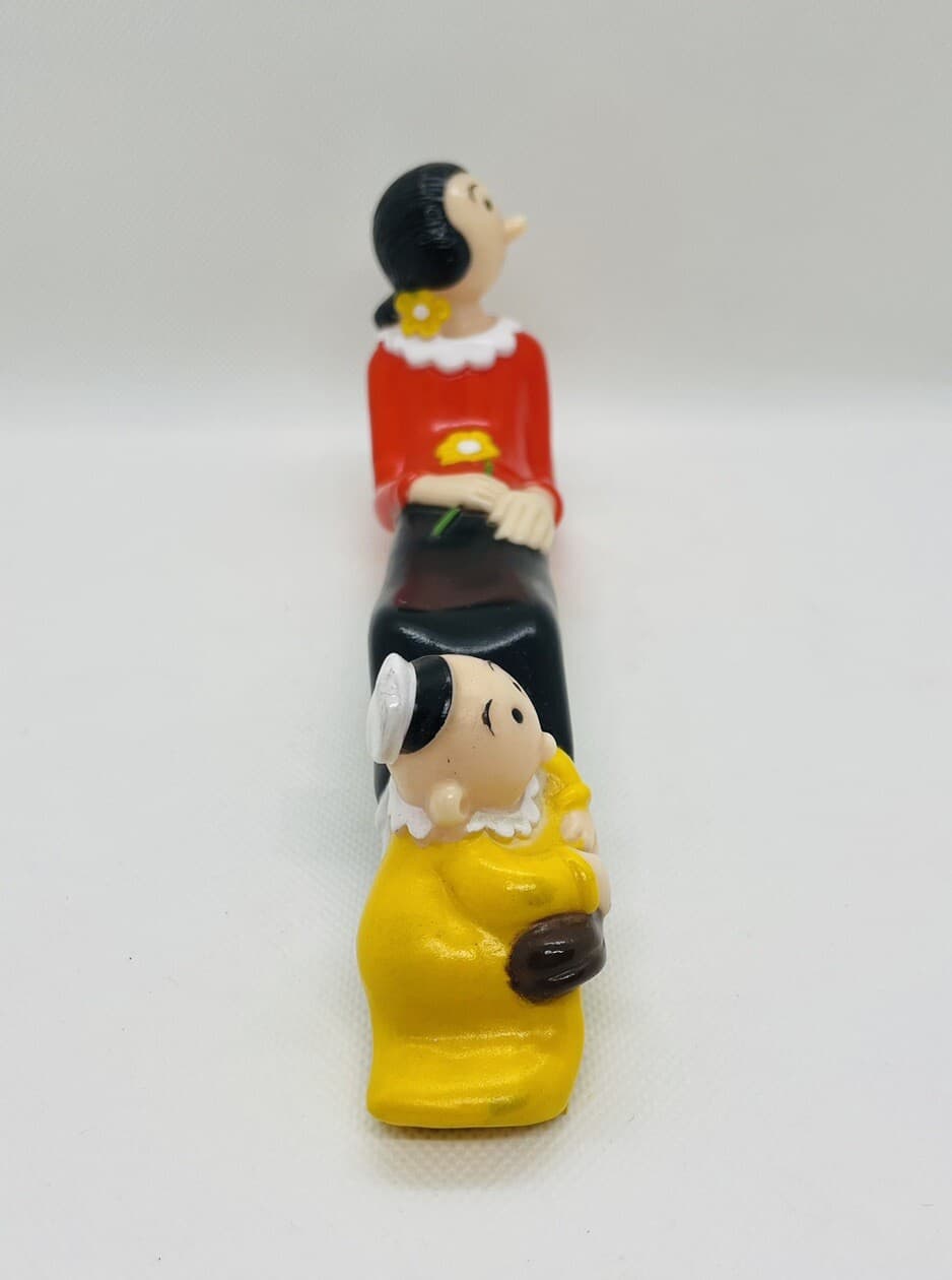 OLIVE OYL Sweet Pea Popeye VTG 1982 Telephone Shoulder Pal Phone Rest Stick-On - Thumbnail 4