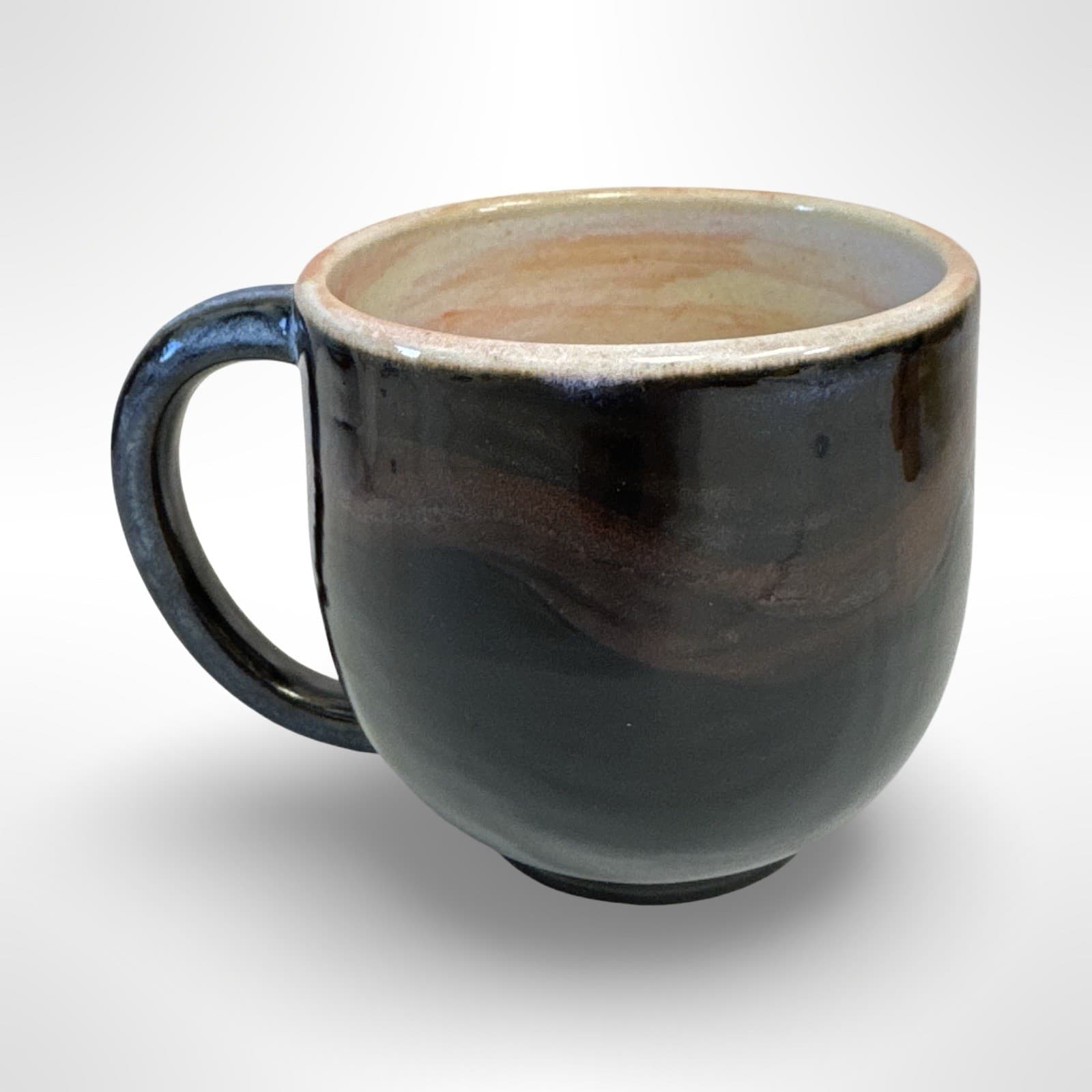 Katnap Studio Pottery Mouthy Mug Handmade Pottery Signed 2022 - Thumbnail 3
