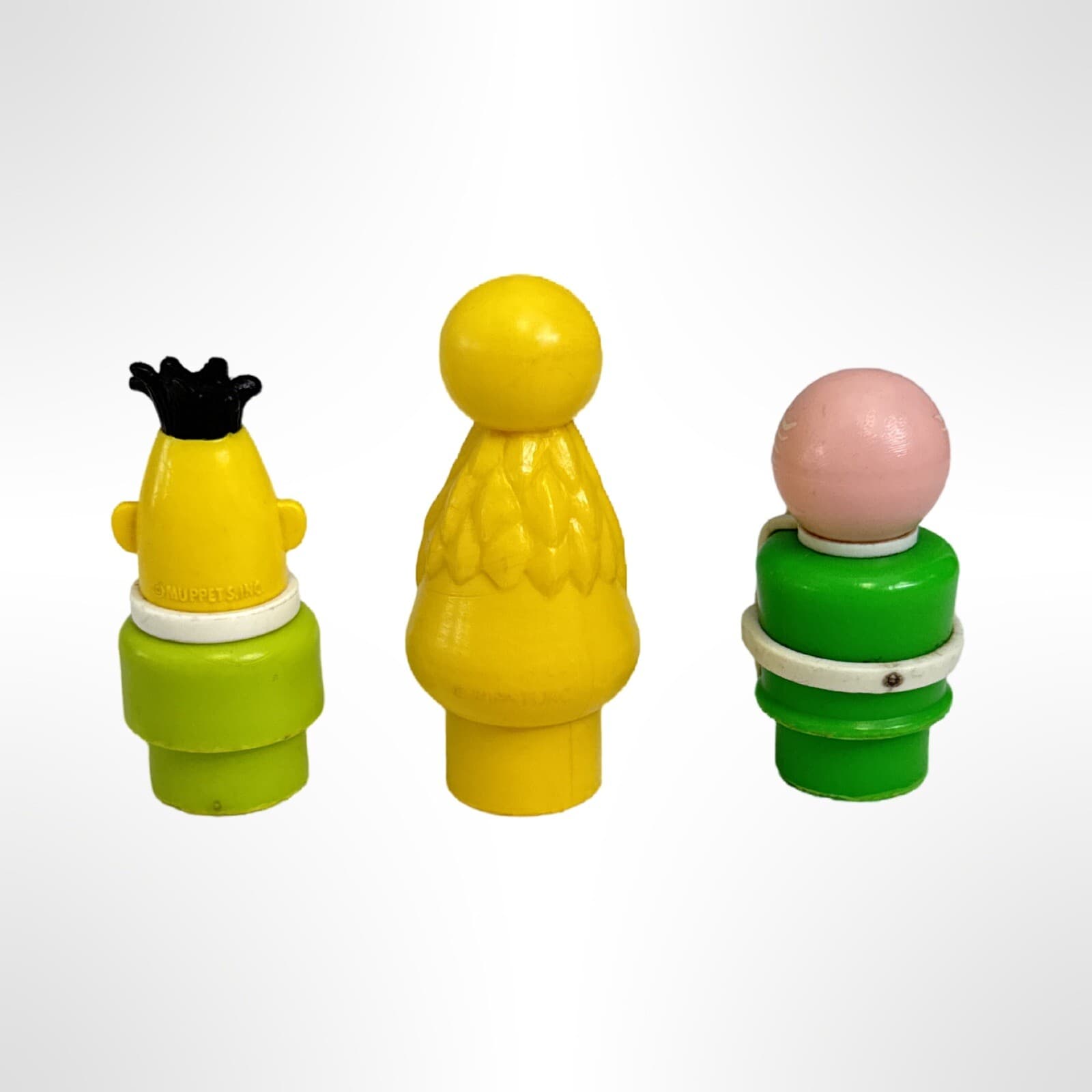 Vintage Fisher Price Little People Sesame Street Lot Big Bird Mr Hooper Bert - Thumbnail 2