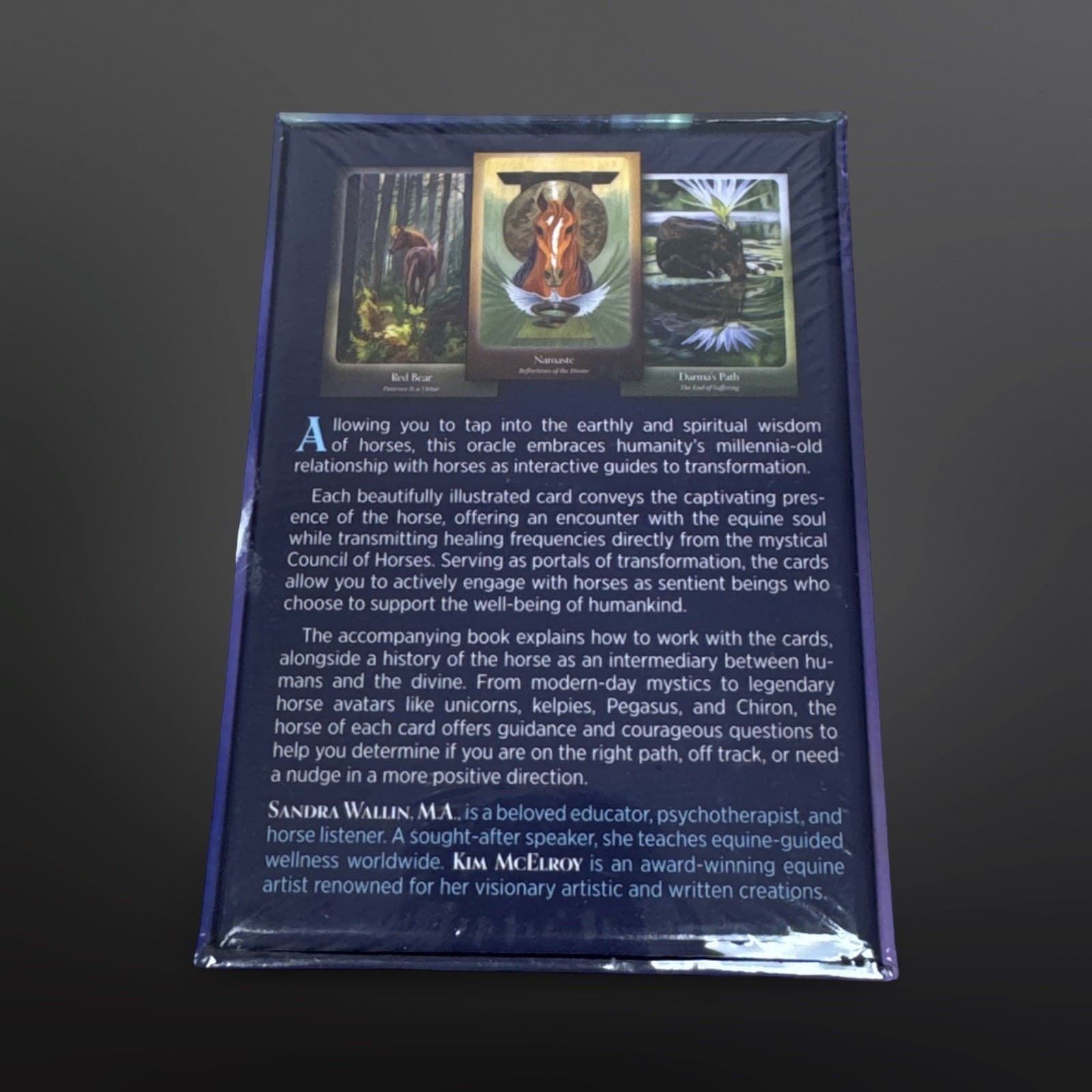 The Council of Horses Oracle 40 Card Deck and Guidebook by S Wallin K McElroy - Thumbnail 2
