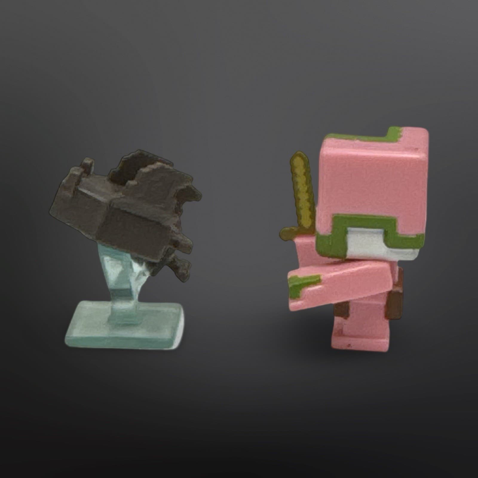 Minecraft Mini Figures Lot Of 2- Zombie Pigman And Bats Series 2 - Thumbnail 4