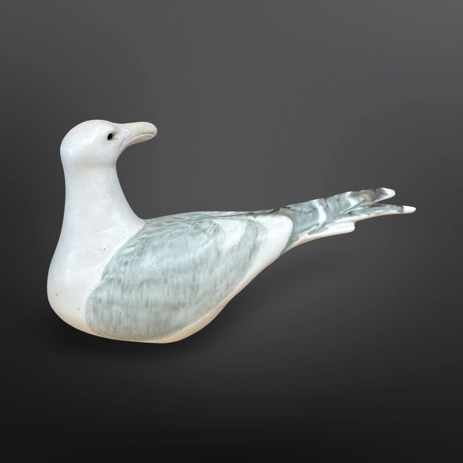 Vintage Anderson Design AD Studio Art Pottery Hand Painted Seagull Figurine 8" - Thumbnail 3