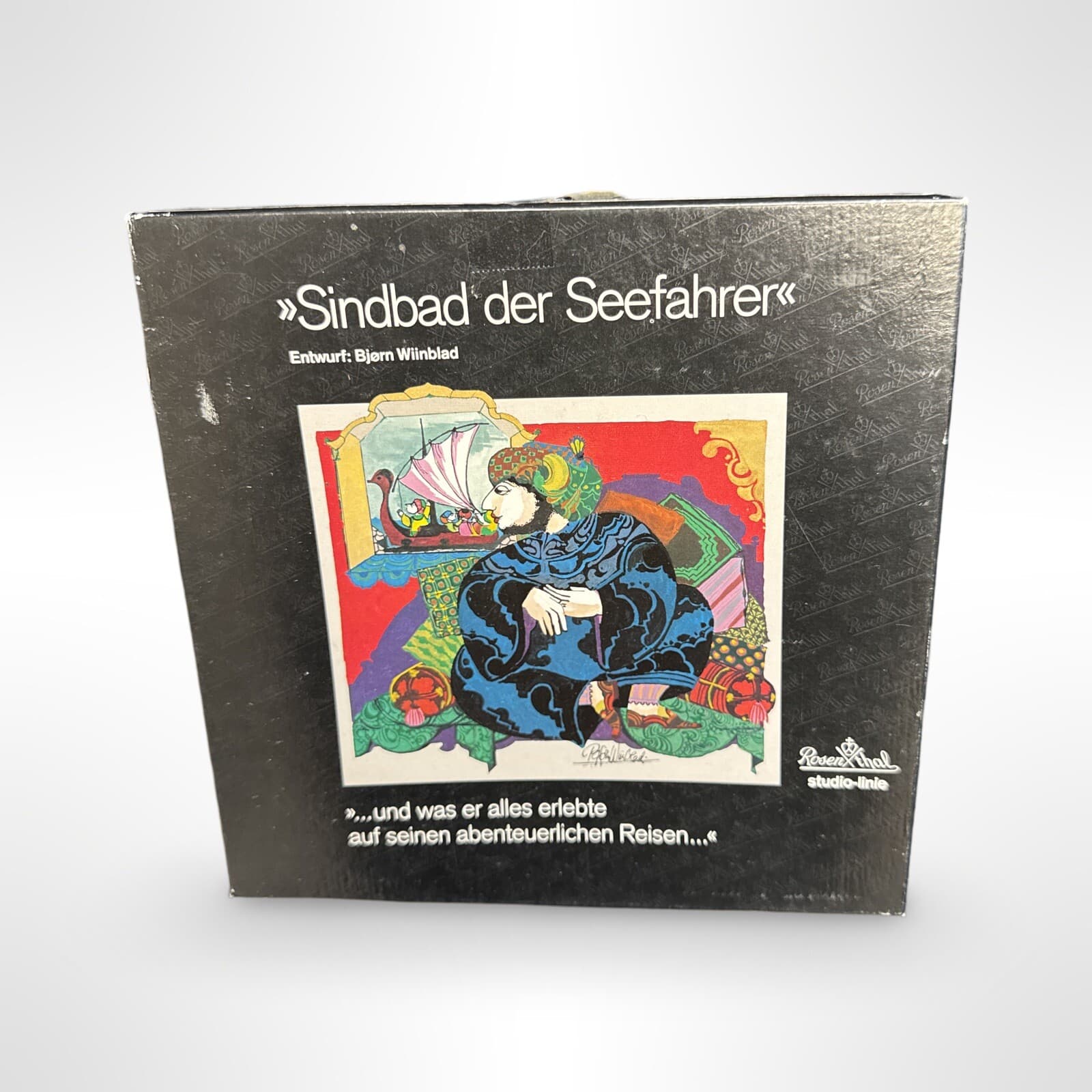 Rosenthal Bjorn Wiinblad Sinbad The Sailor Plate #4 SINDBAD Seefahrer in Baghdad - Thumbnail 2