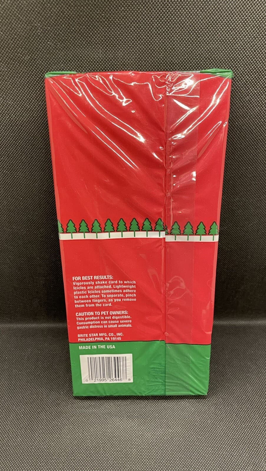 Vintage Brite Star Tinsel Christmas Tree Silver Icicles NOS 18” Long 2000/Box - Thumbnail 2