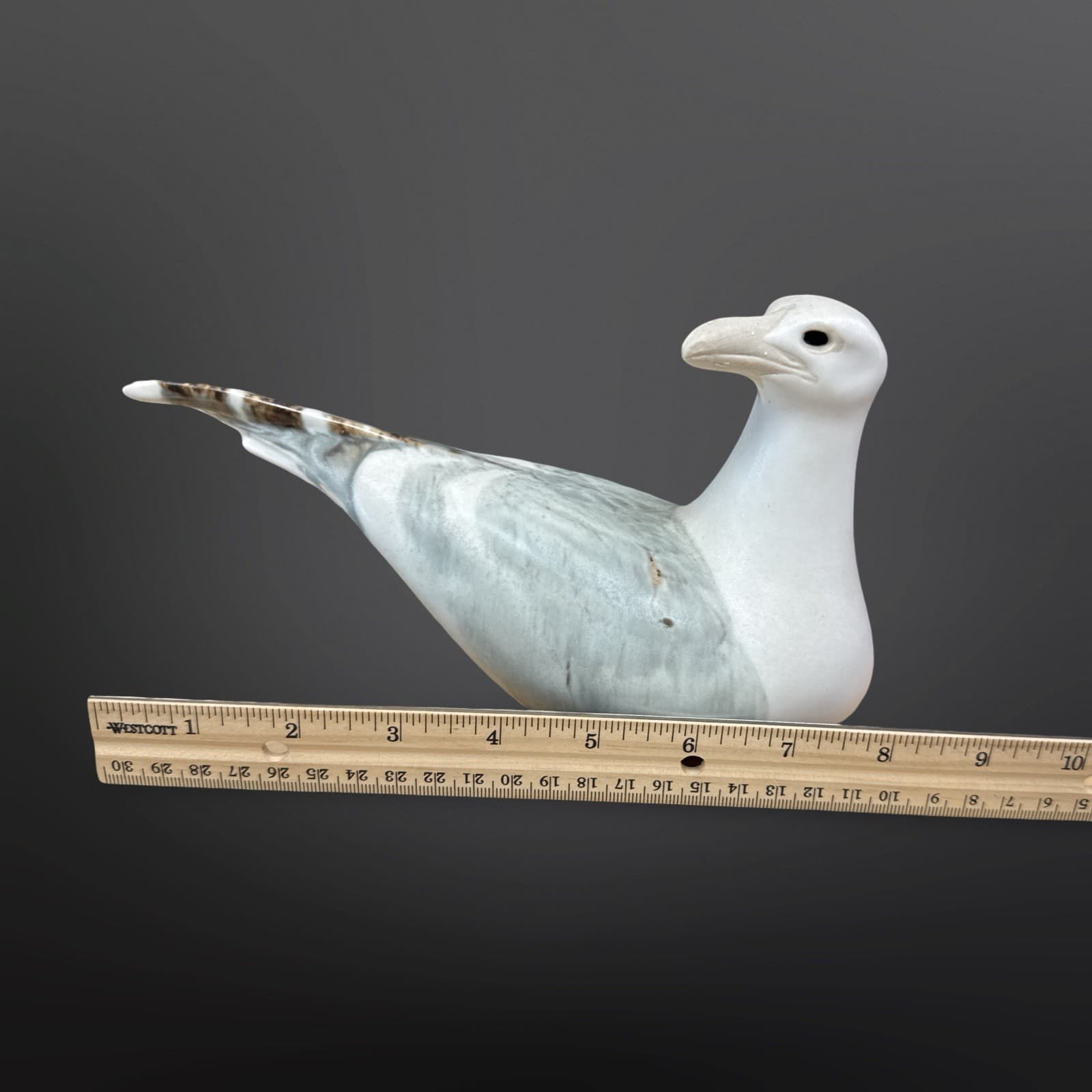 Vintage Anderson Design AD Studio Art Pottery Hand Painted Seagull Figurine 8" - Thumbnail 7