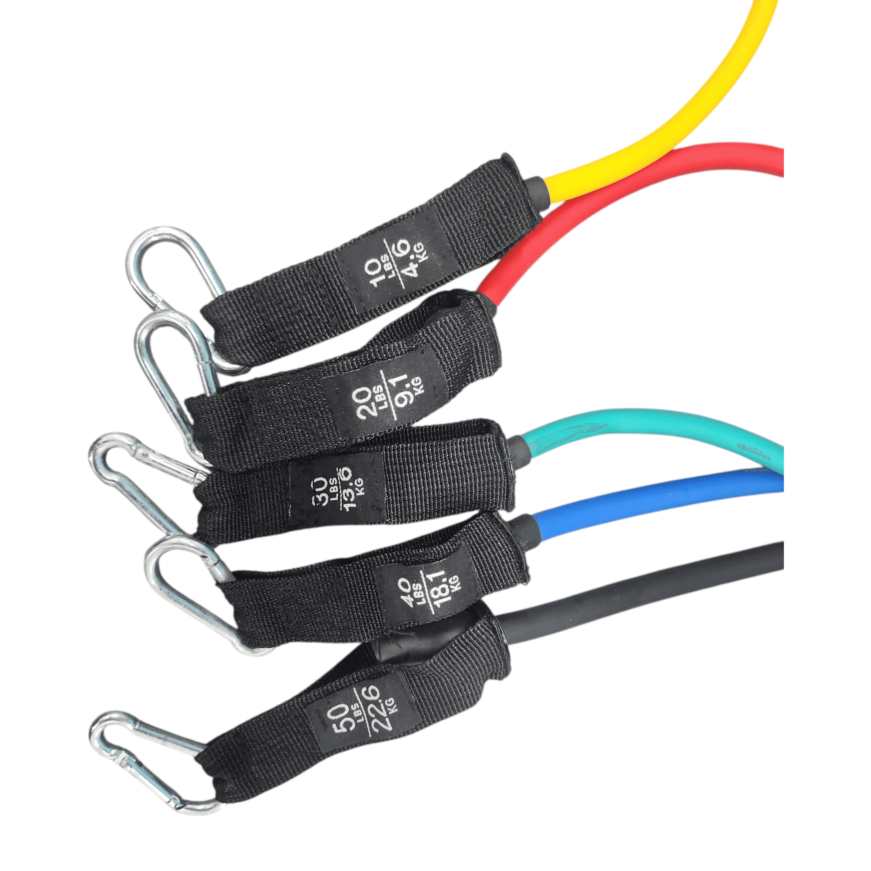 Resistance Band Set with Handles and Attachments - Thumbnail 2