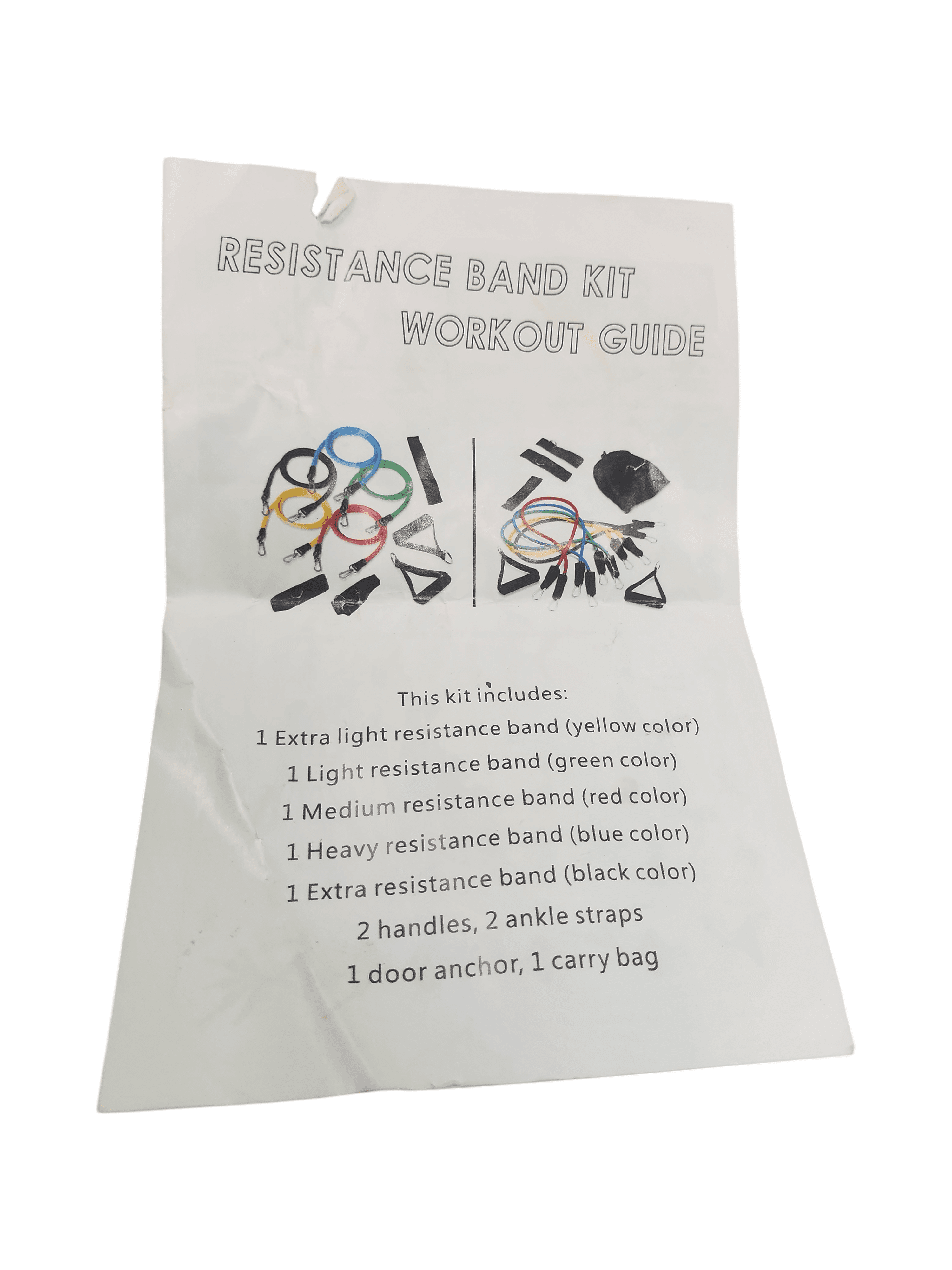Resistance Band Set with Handles and Attachments - Thumbnail 3