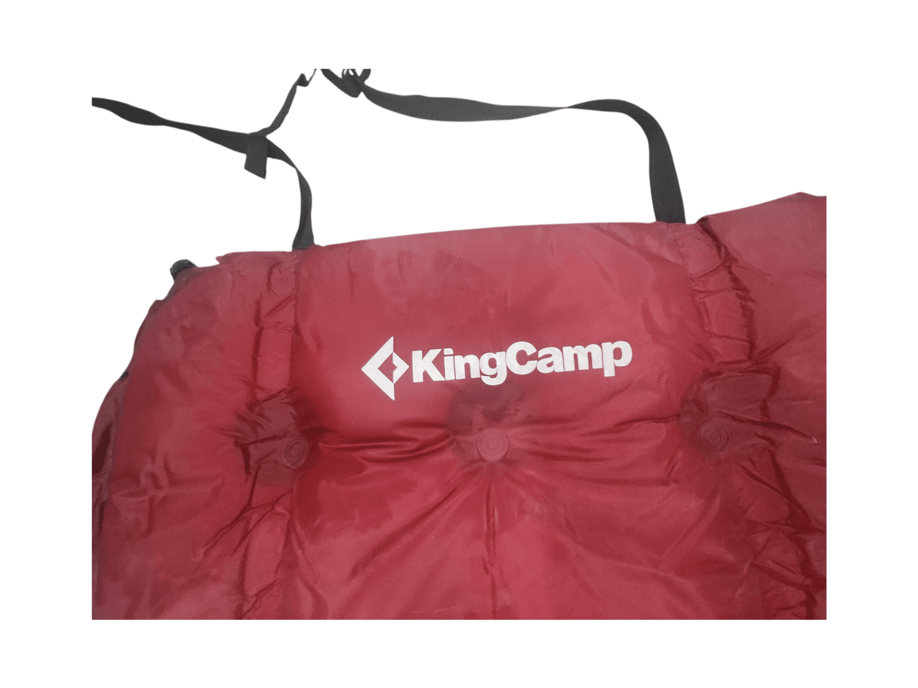 KingCamp Red Self-Inflating Air Mattress, Compact & Lightweight - Thumbnail 3