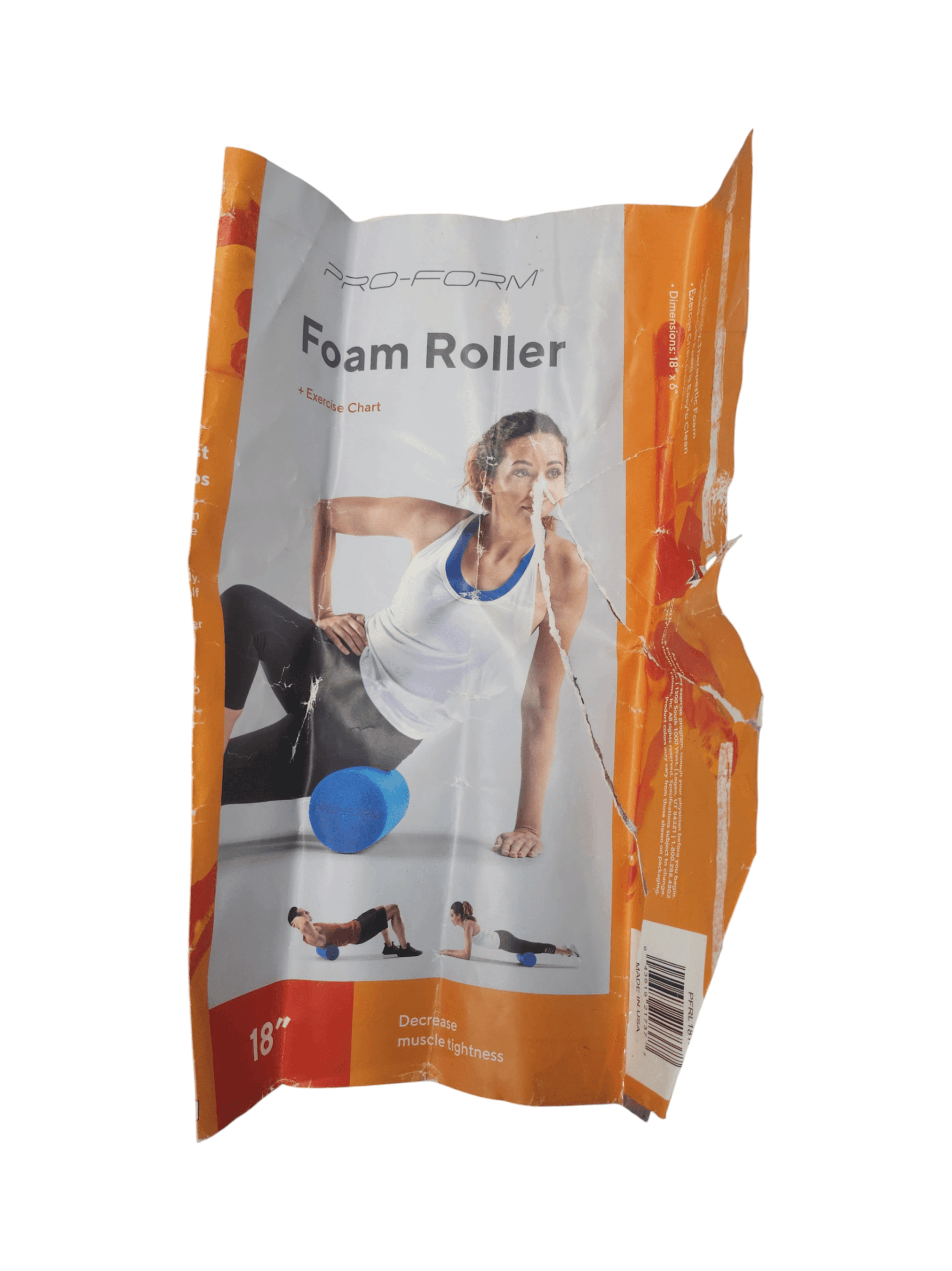 Pro-Form Foam Roller 18" for Muscle Tightness Relief - Thumbnail 3