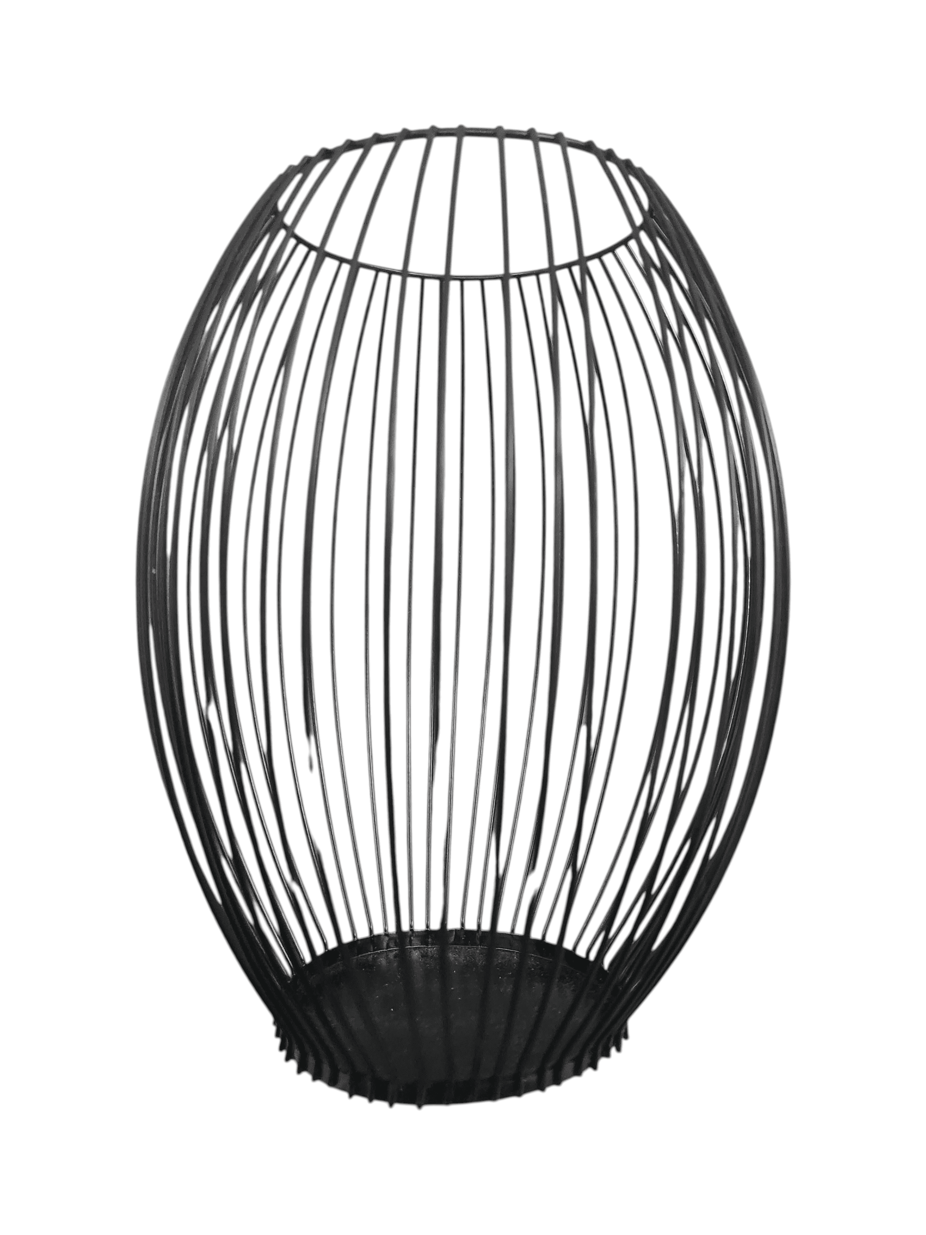Black Wire Metal Basket Decorative Home Accent - Thumbnail 3