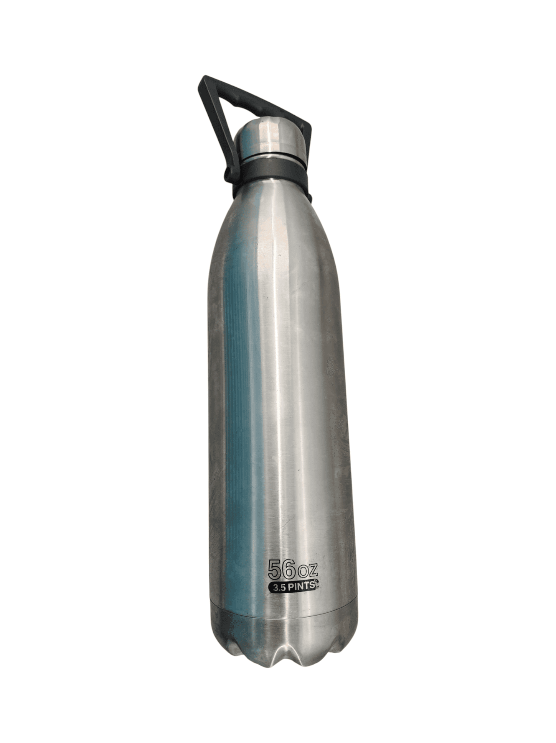 Oggi Stainless Steel Beer Growler 64 oz with Handle - Thumbnail 3