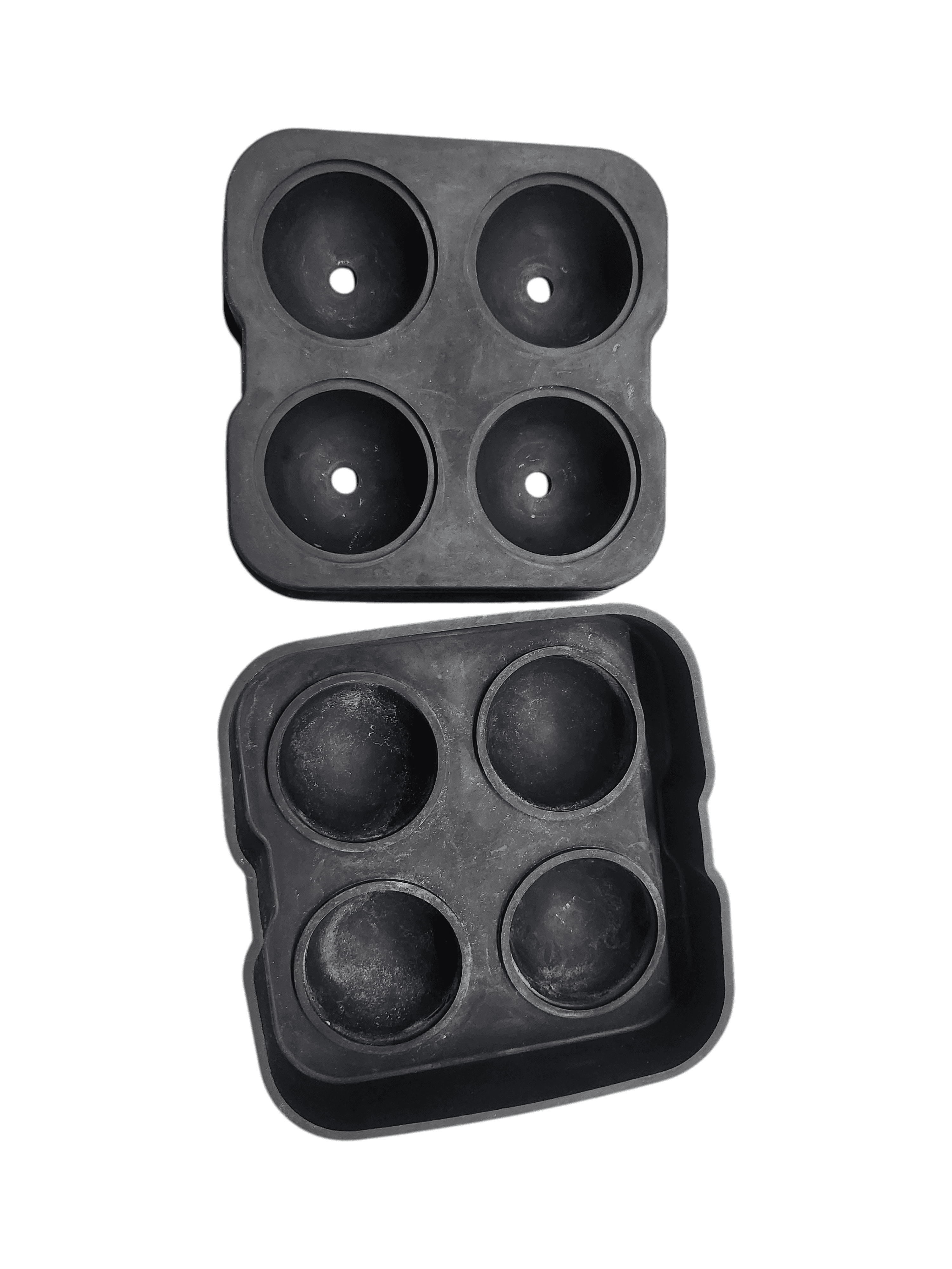 Silicone Ice Ball Mold 4-Cavity Sphere Tray - Thumbnail 2