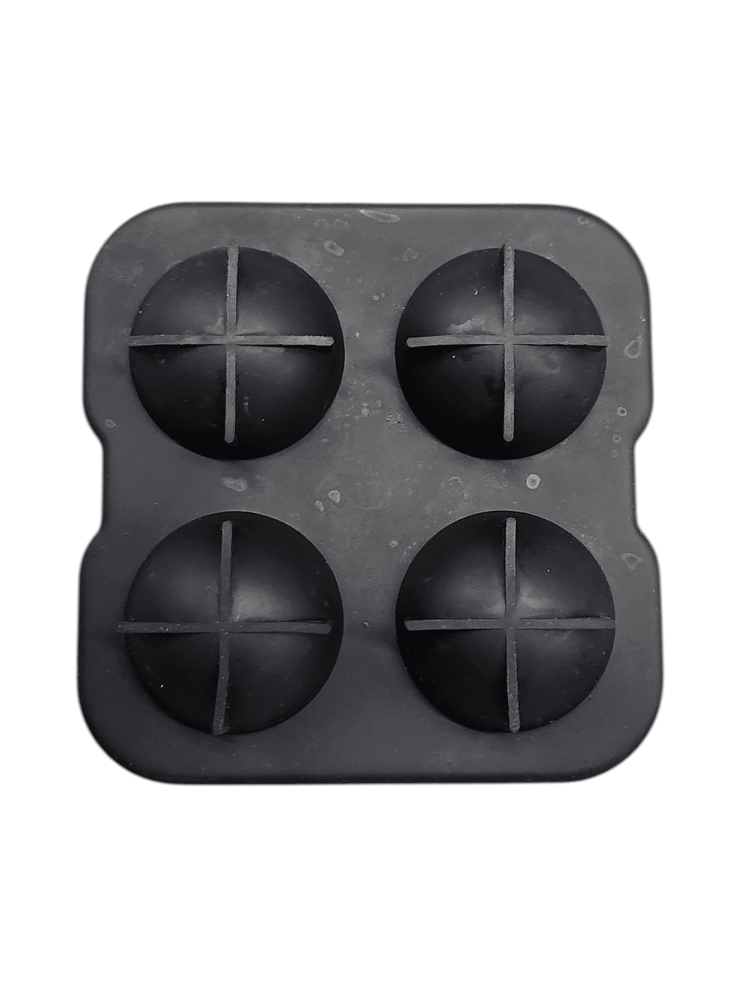 Silicone Ice Ball Mold 4-Cavity Sphere Tray - Thumbnail 3