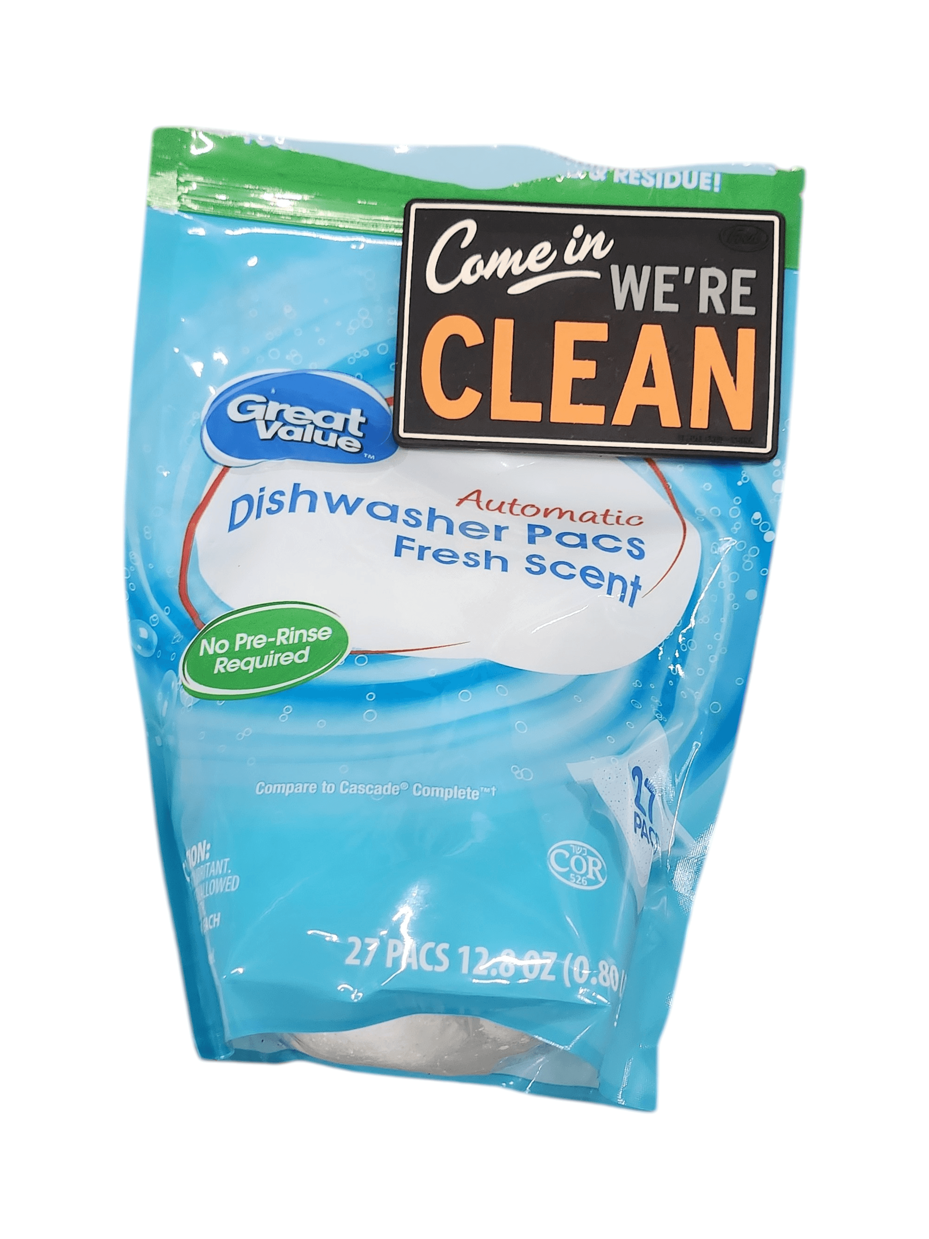 Dishwasher Magnetic Door sign Dirty/Clean and complimentary Dishwasher detergent pods - Thumbnail 2