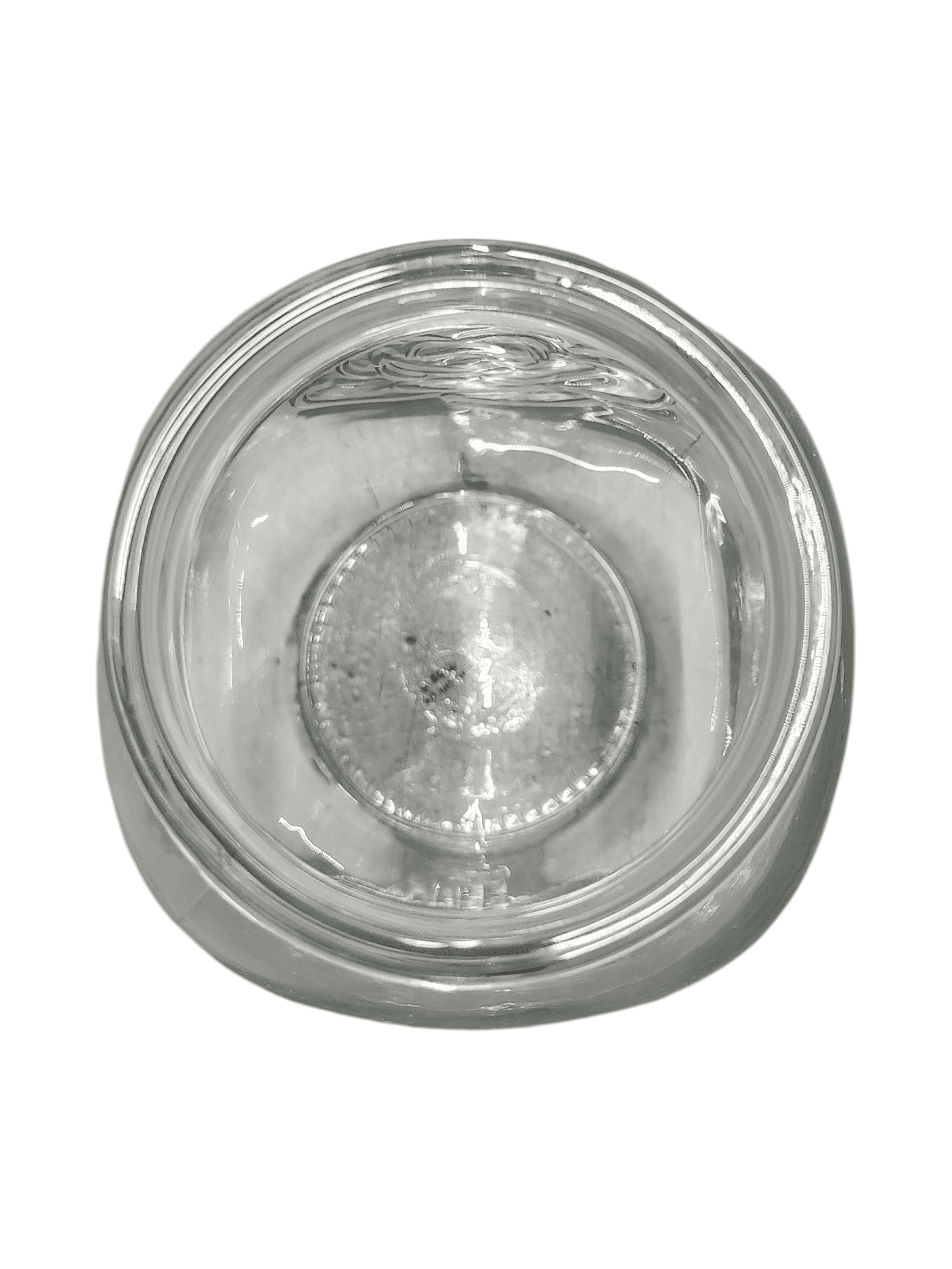 The Bouqs Co Glass Jar with Embossed Rose Design - Thumbnail 2