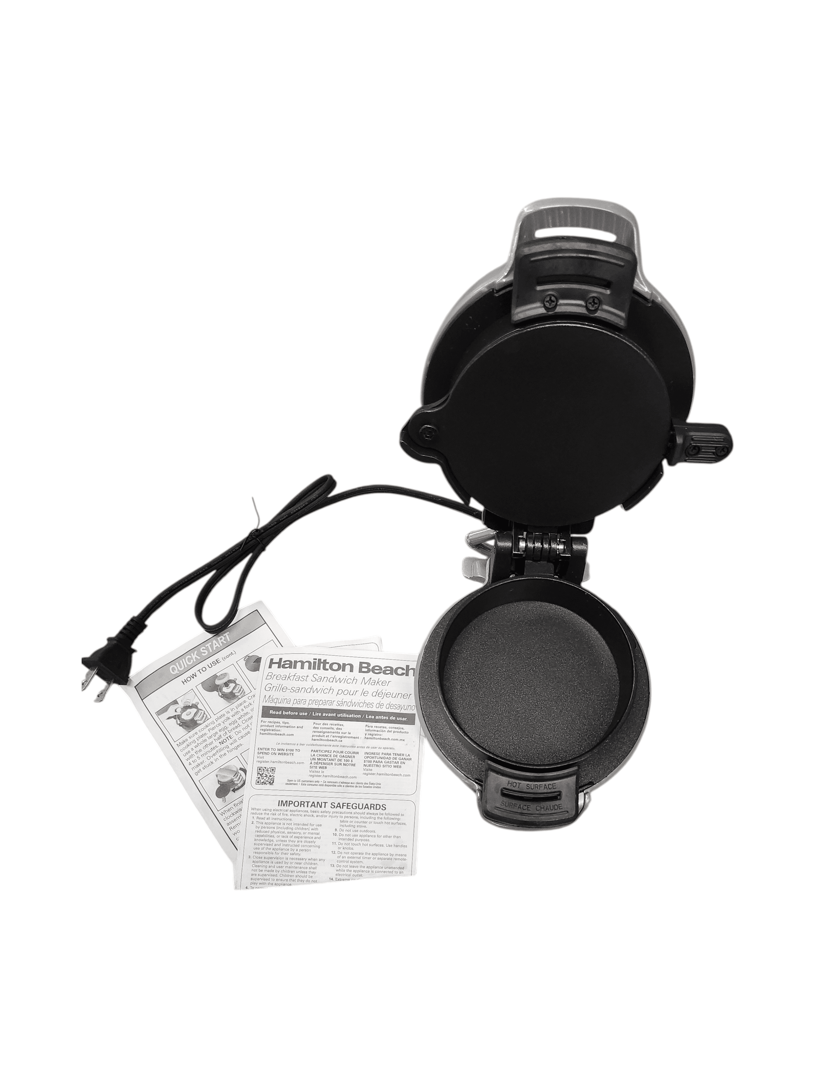 Hamilton Beach Breakfast Sandwich Maker - Thumbnail 2