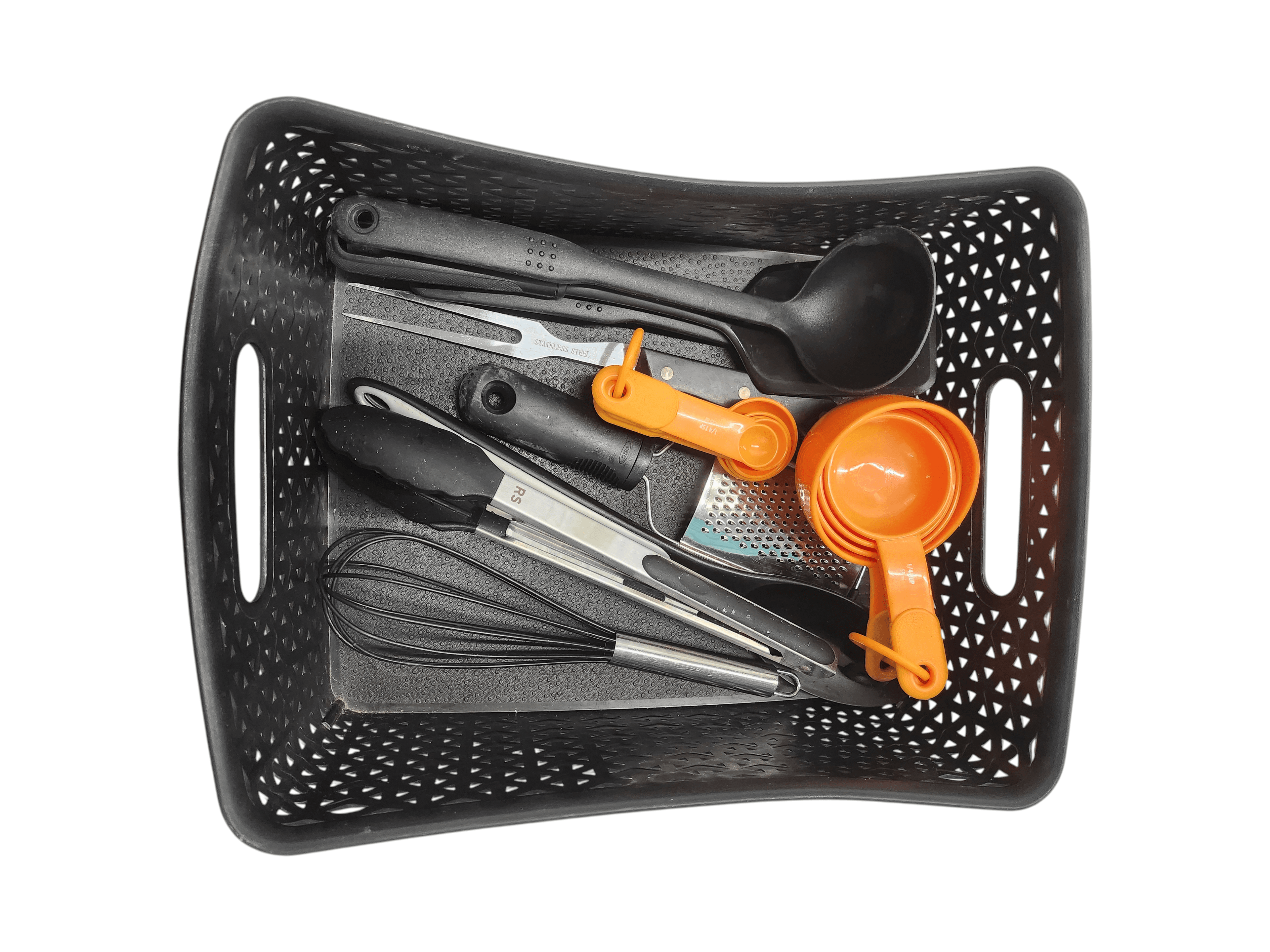Kitchen Utensil Set with Measuring Cups and Tongs
