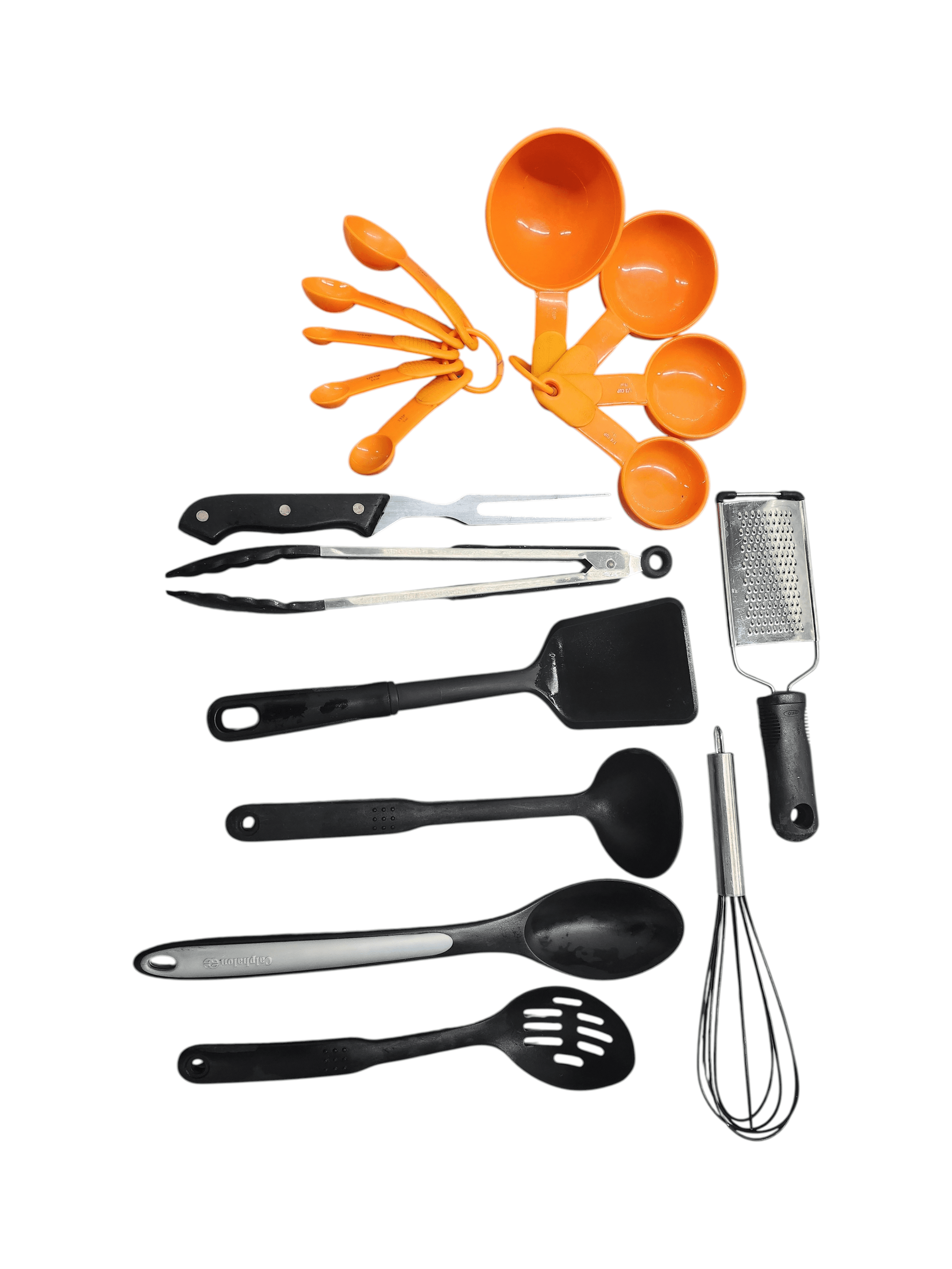 Kitchen Utensil Set with Measuring Cups and Tongs - Thumbnail 2