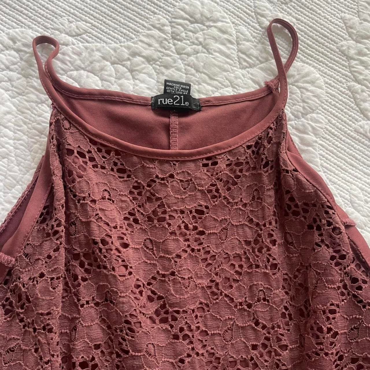 Rue21 Pink Lace Babydoll Dress - Thumbnail 2