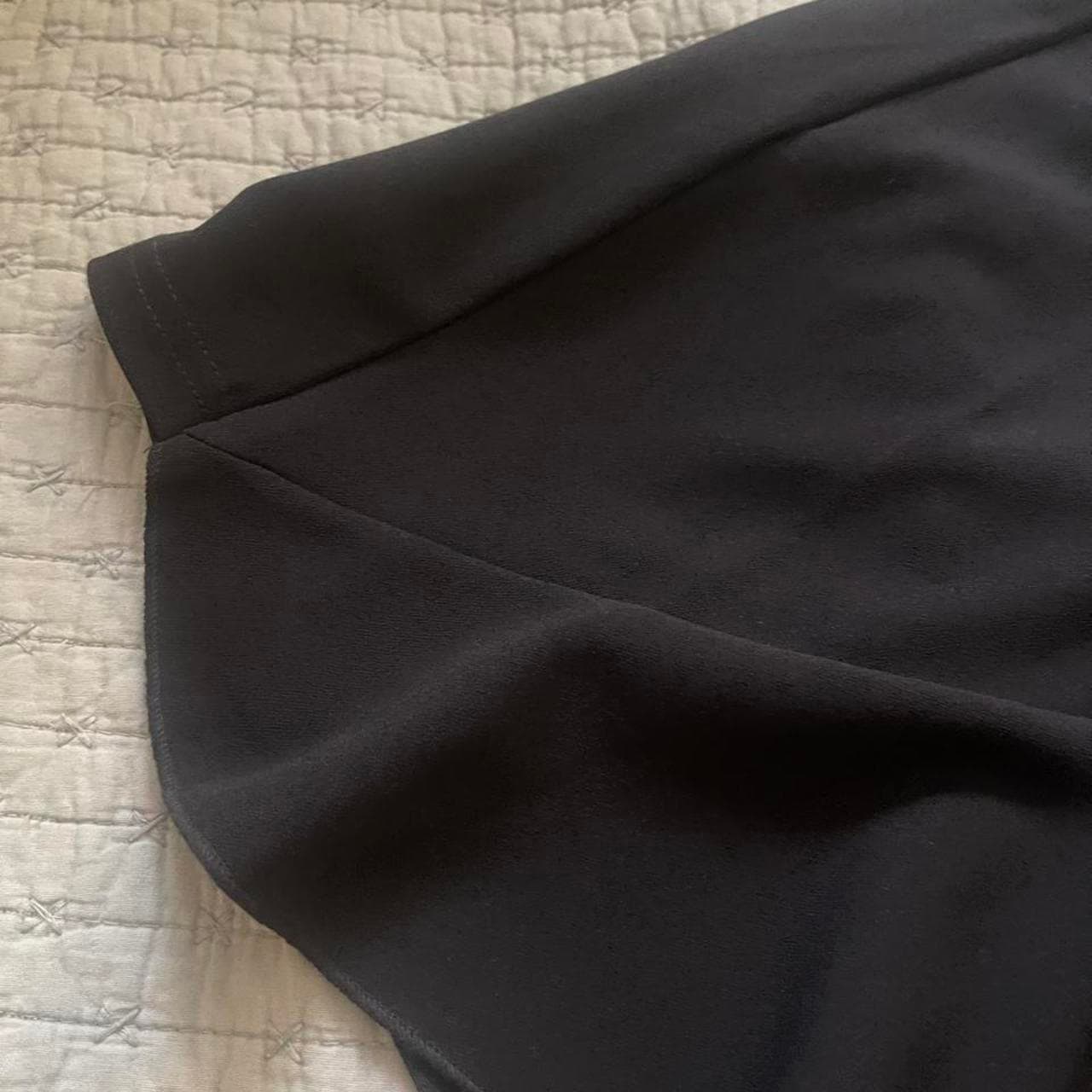 WOOSEA Black Maxi Dress with Ruffle Detail Size Large - Thumbnail 6