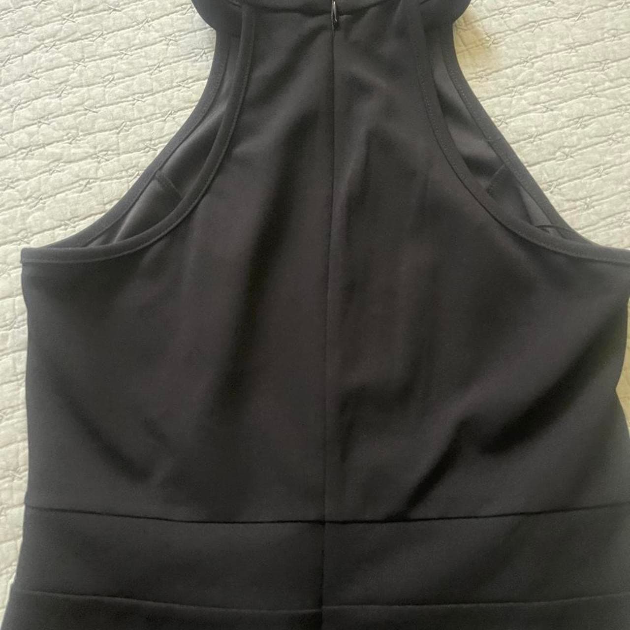 WOOSEA Black Maxi Dress with Ruffle Detail Size Large - Thumbnail 4