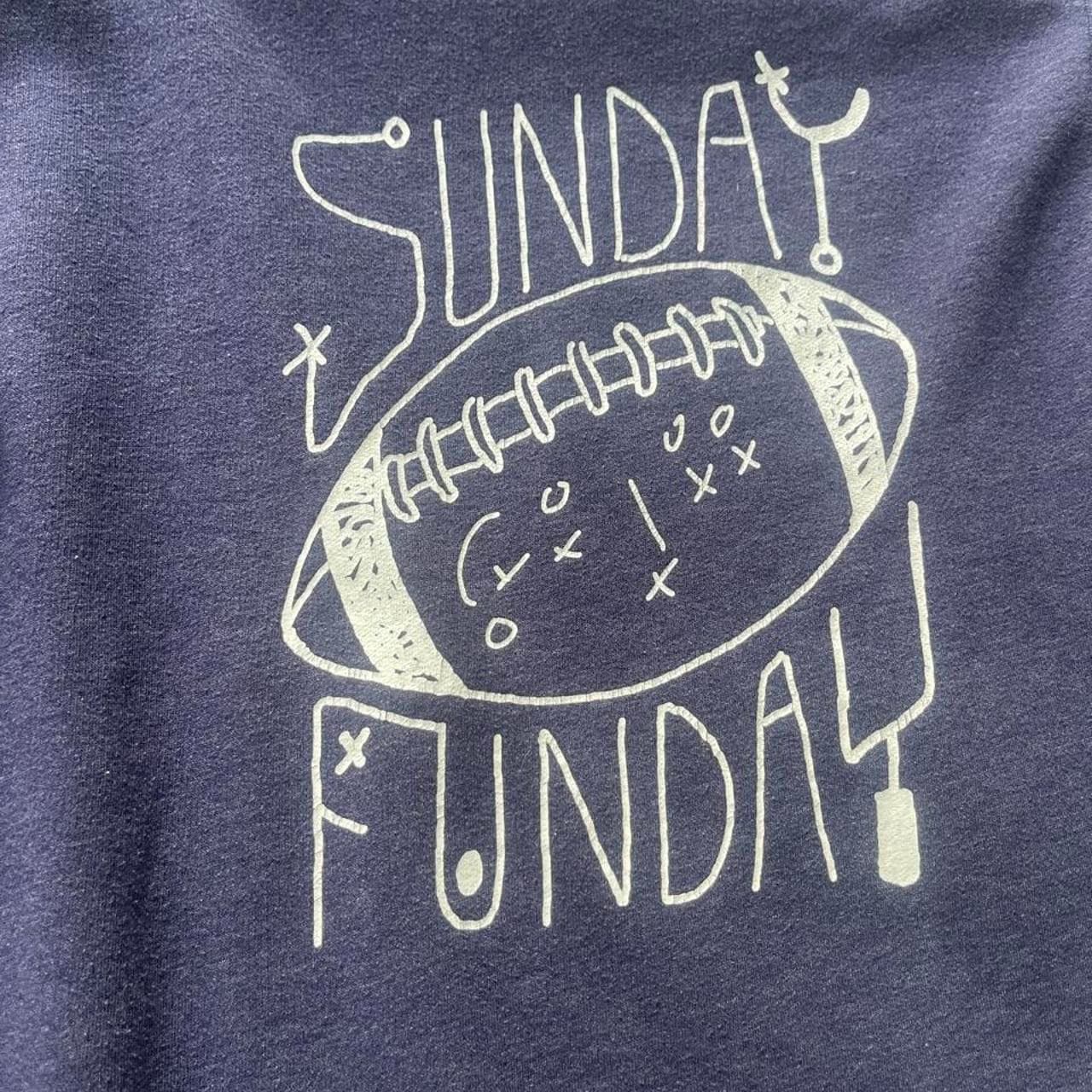 Cat & Jack Kids Sunday Funday Fleece Sweatshirt XL - Thumbnail 2
