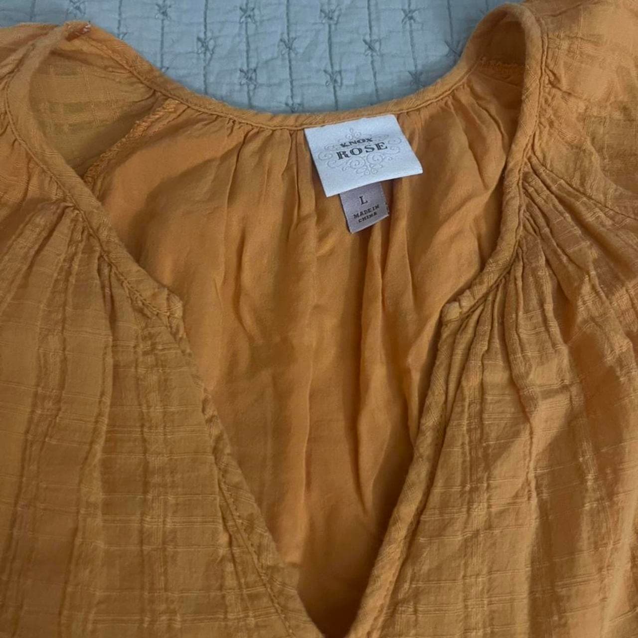 Yellow babydoll dress with ruffle sleeves. Size: L #yellow #babydoll #summerdress #feminine #KnoxRose - Thumbnail 3