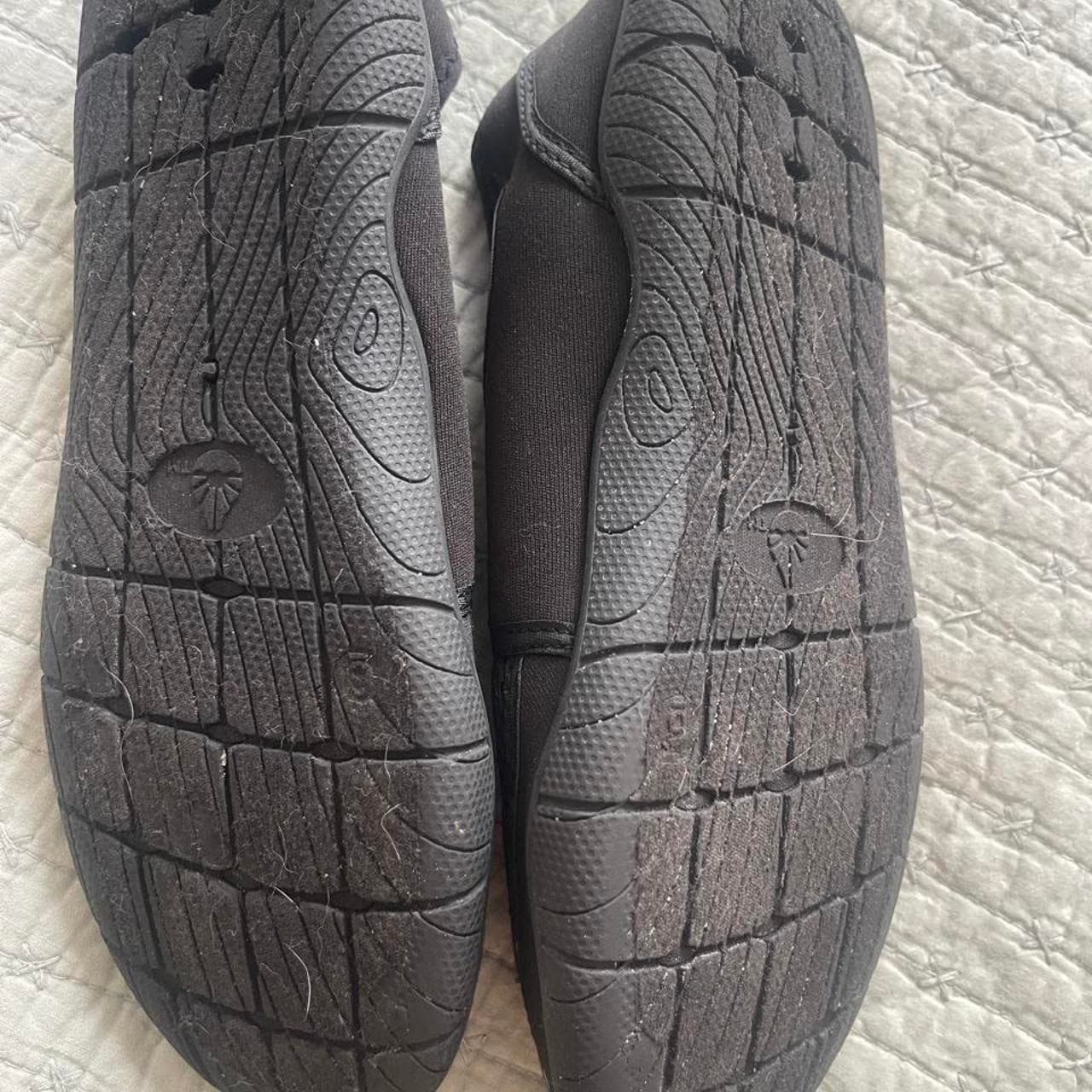 Toddler Slip-On Water Shoes Black Blue Size 6 - Thumbnail 3
