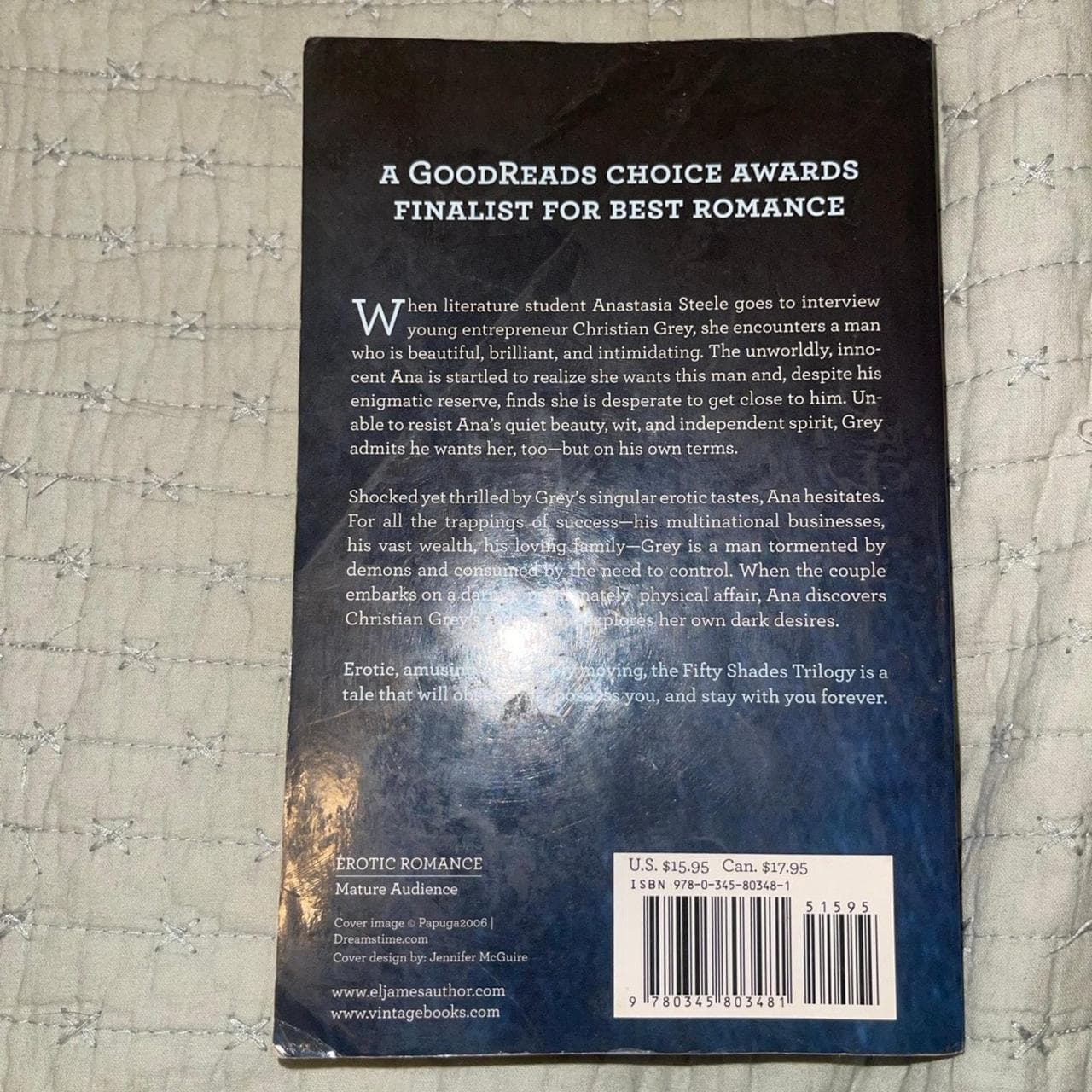 Fifty Shades of Grey by E L James Paperback - Thumbnail 2