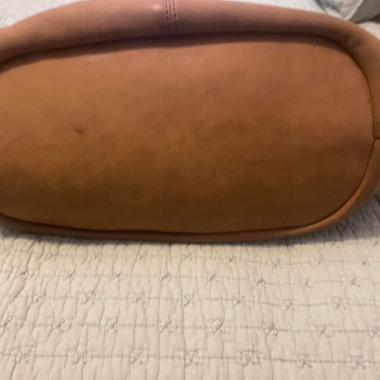 Large Brown Faux Leather Boho Handbag - Thumbnail 4