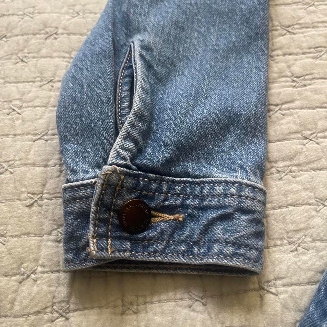 NWT Universal Thread blue denim maxi dress with a split size 6R #maxi #denim #dress #newwithtags - Thumbnail 4