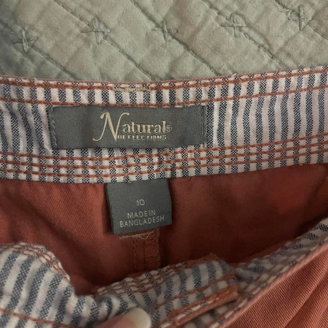 Natural Reflections salmon color shorts Size 10 #summer #outdoors #salmon - Thumbnail 2