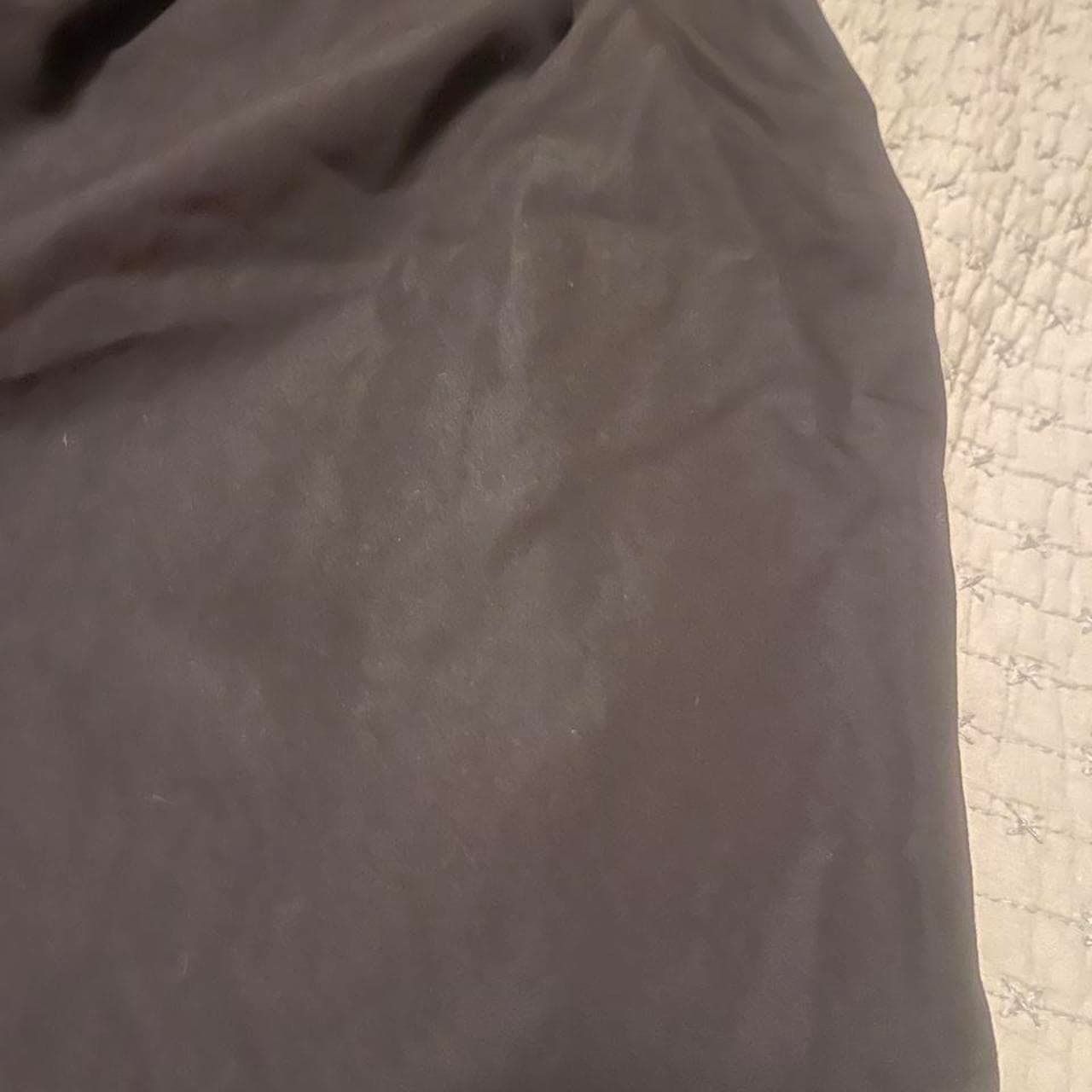 Costco Black Linen Elastic Waist Shorts - Thumbnail 2