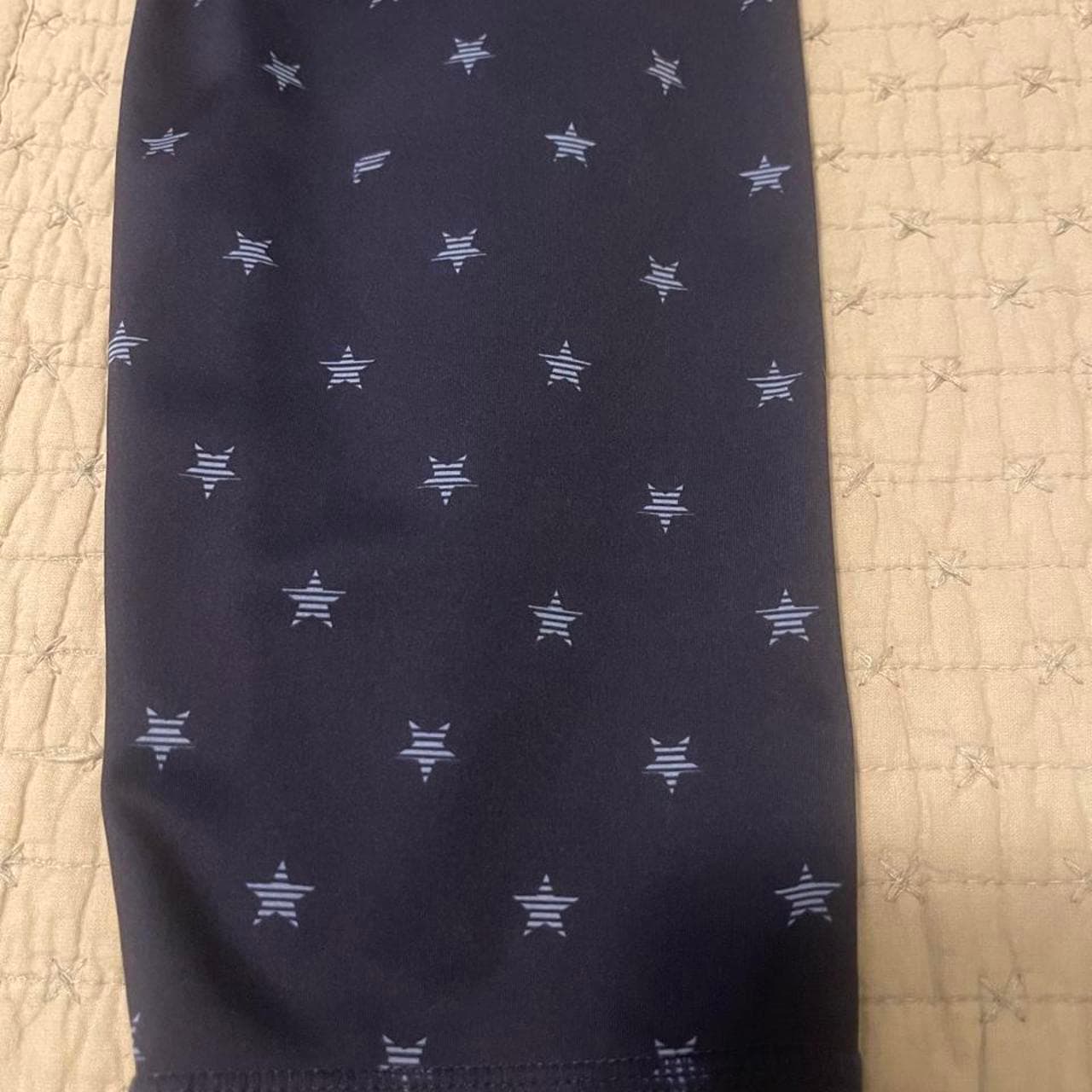Fabletics Navy Leggings with Light Blue Star Pattern - Thumbnail 2