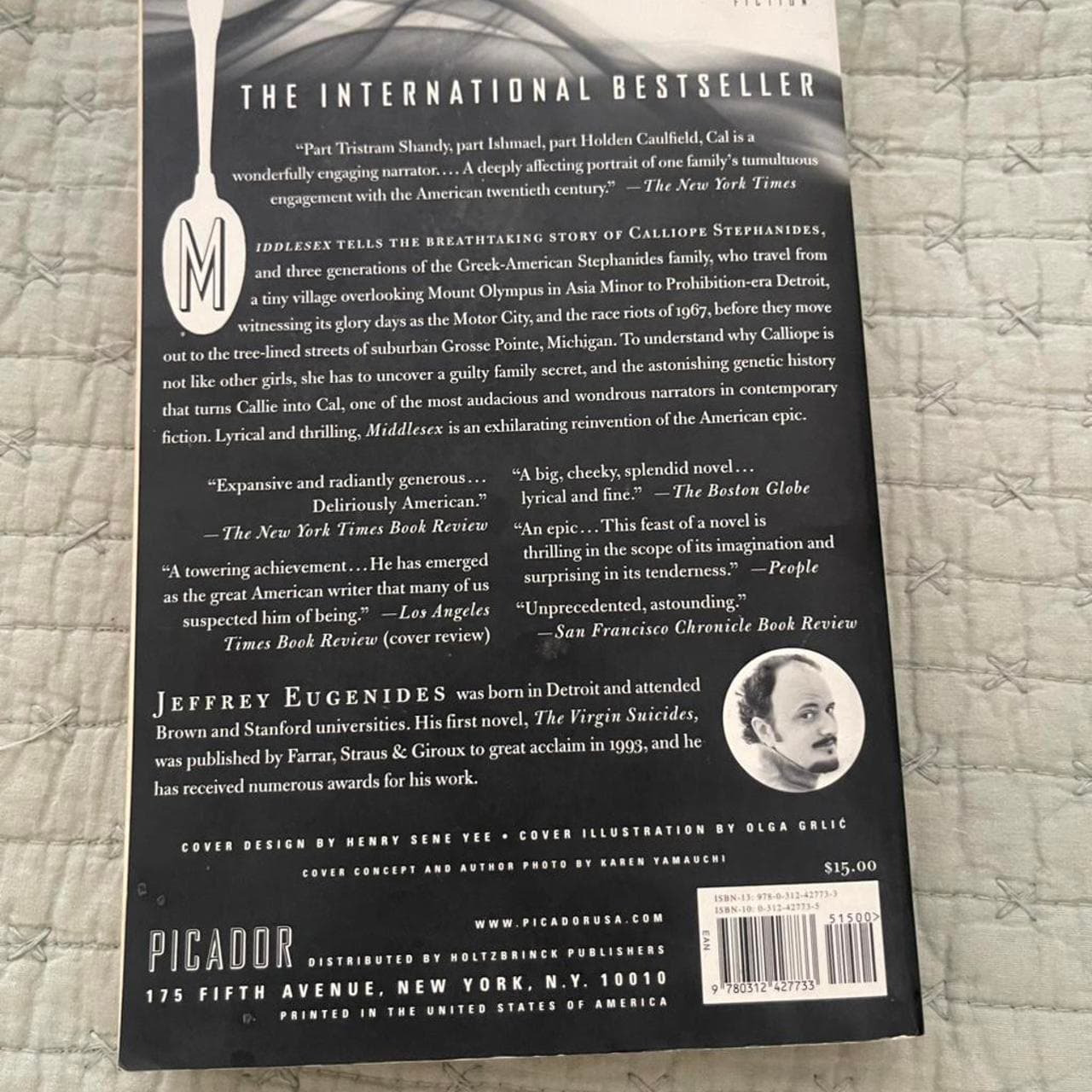Middlesex by Jeffrey Eugenides Paperback - Thumbnail 2