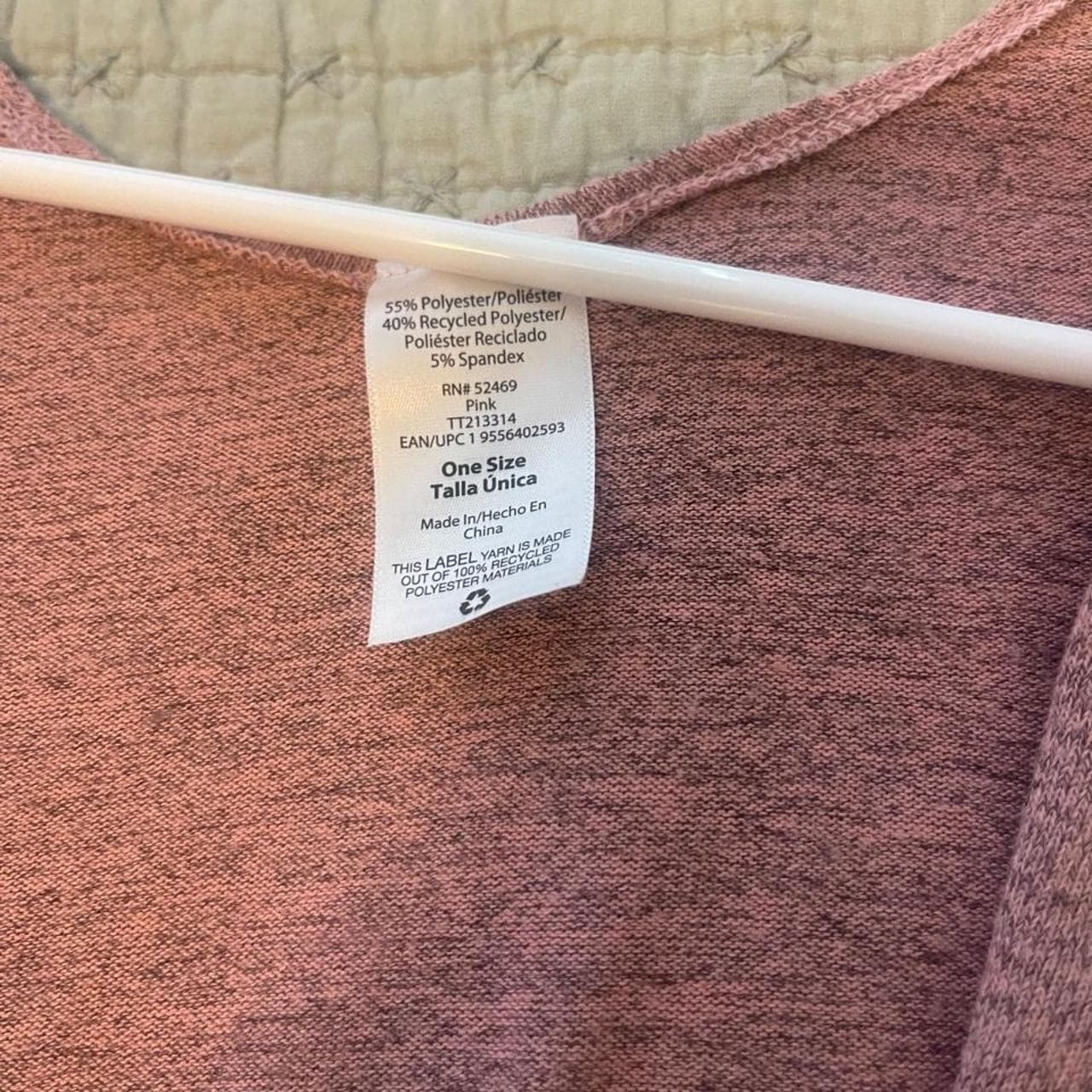 Pink Cotton Blend Cardigan One Size - Thumbnail 5