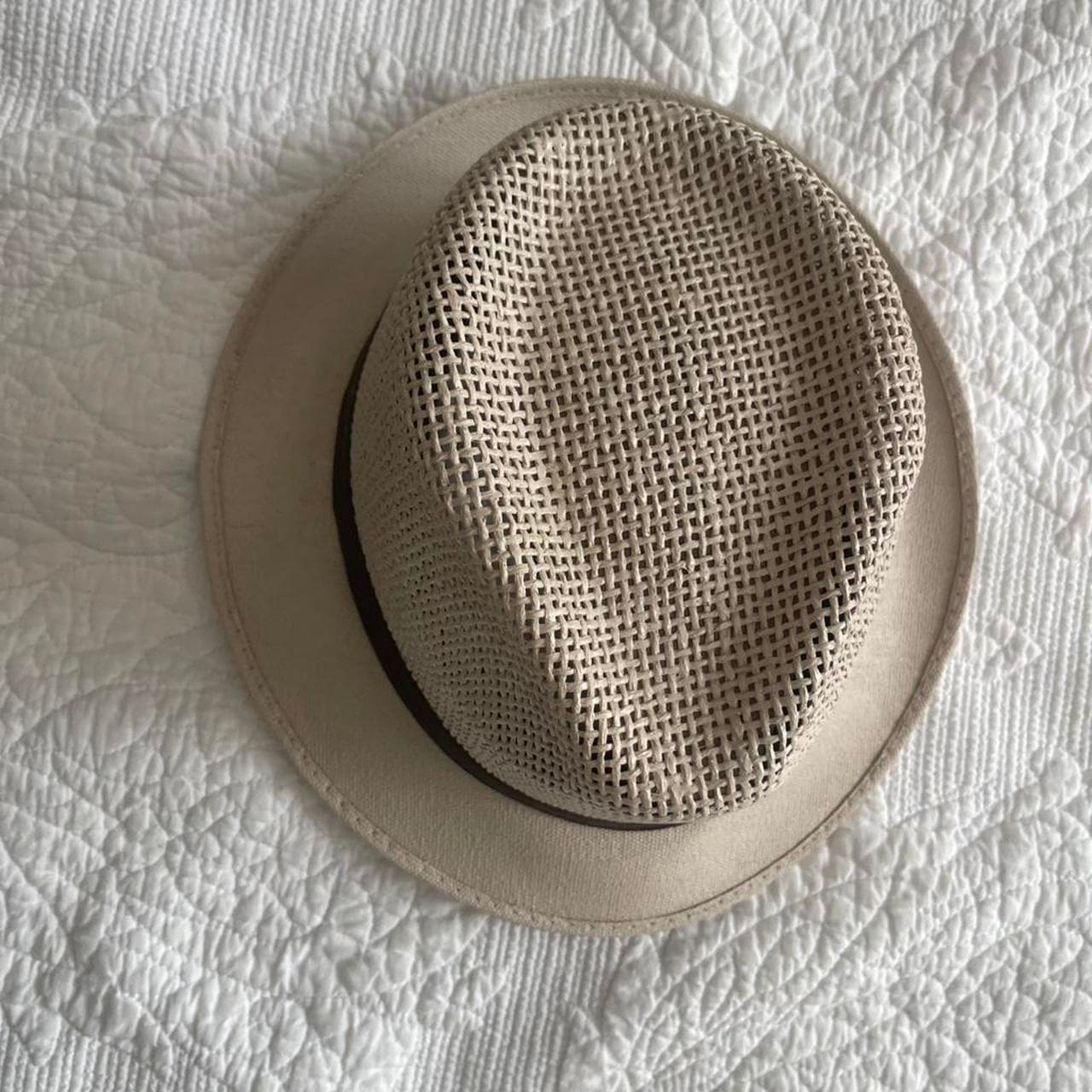 Kids Som-Her Cream Panama Hat with Black Band - Thumbnail 2