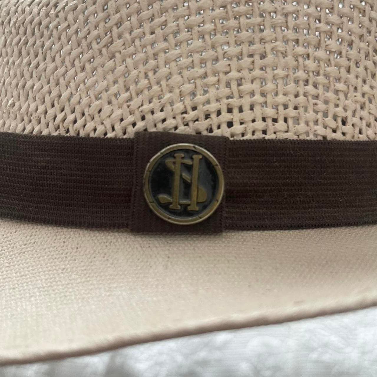 Kids Som-Her Cream Panama Hat with Black Band - Thumbnail 8