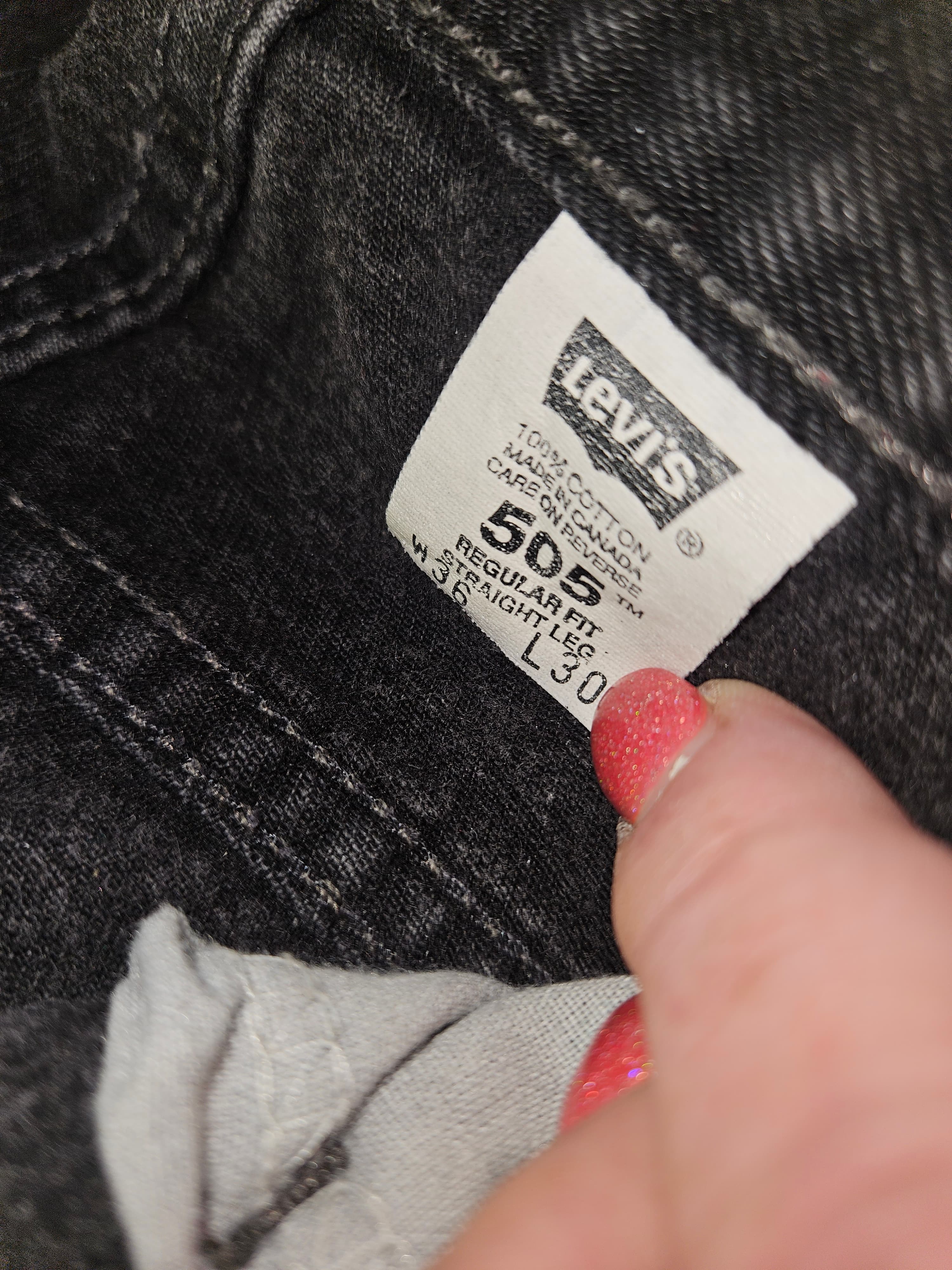 Black Denim Jeans 36 x 30 - Thumbnail 3