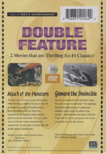 Sci-Fi Classics Double Feature (Attack of the Monsters / Gamera the Invincible) - Thumbnail 2