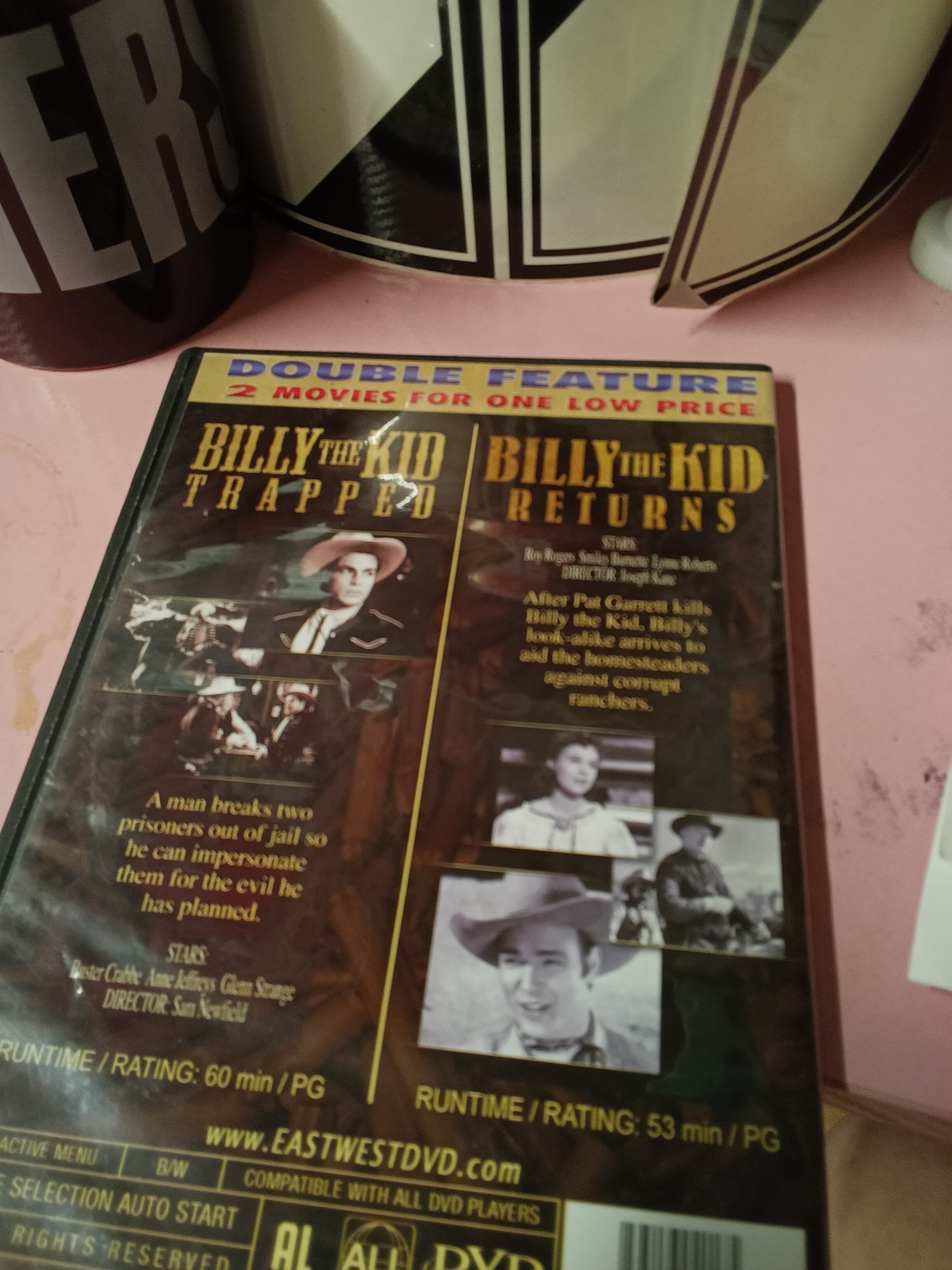 Billy the Kid Double Feature DVD Western - Thumbnail 2