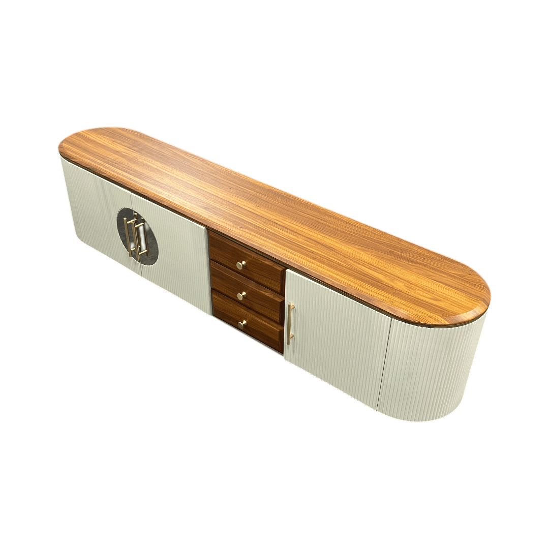 Finaewg French Style Light Luxury TV Stand - Thumbnail 6